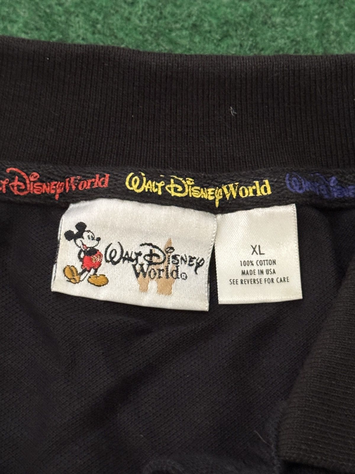 Disney Vintage 90s Walt Disney World Mickey Mouse XL Polo Shirt Size US XL / EU 56 / 4 - 3 Thumbnail