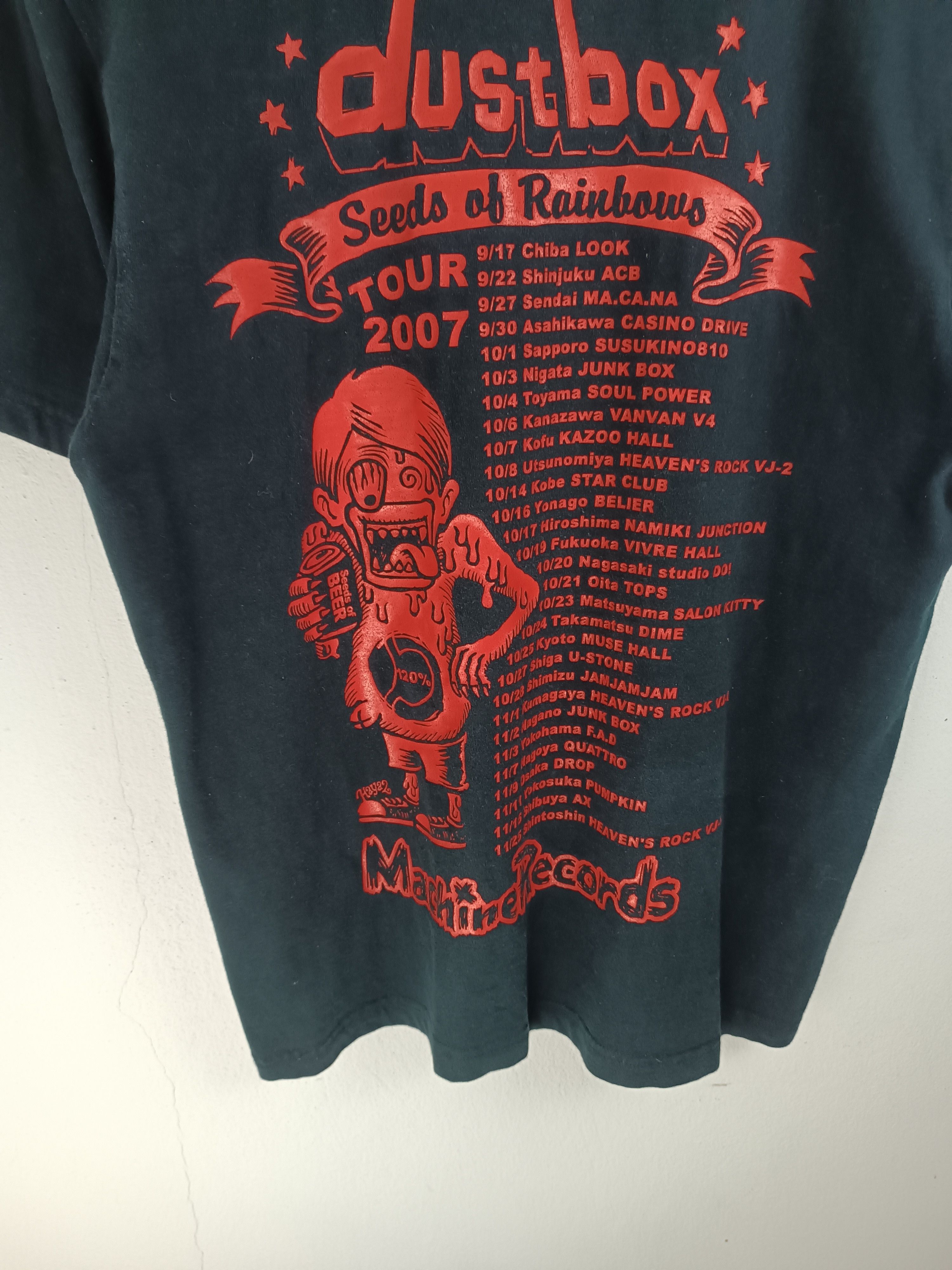 Band Tees VINTAGE '07 DUSTBOX JAPAN TOUR PUNK ROCK HAWAIIAN6 LOCOFRANK Size US M / EU 48-50 / 2 - 12 Thumbnail