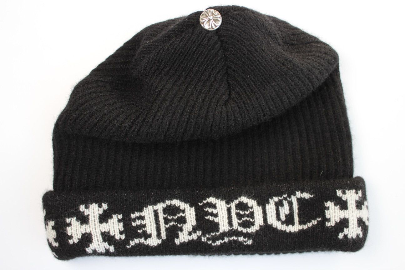 Chrome Hearts Chrome Hearts NYC Big Daddy Cashmere Beanie Size ONE SIZE - 11 Thumbnail