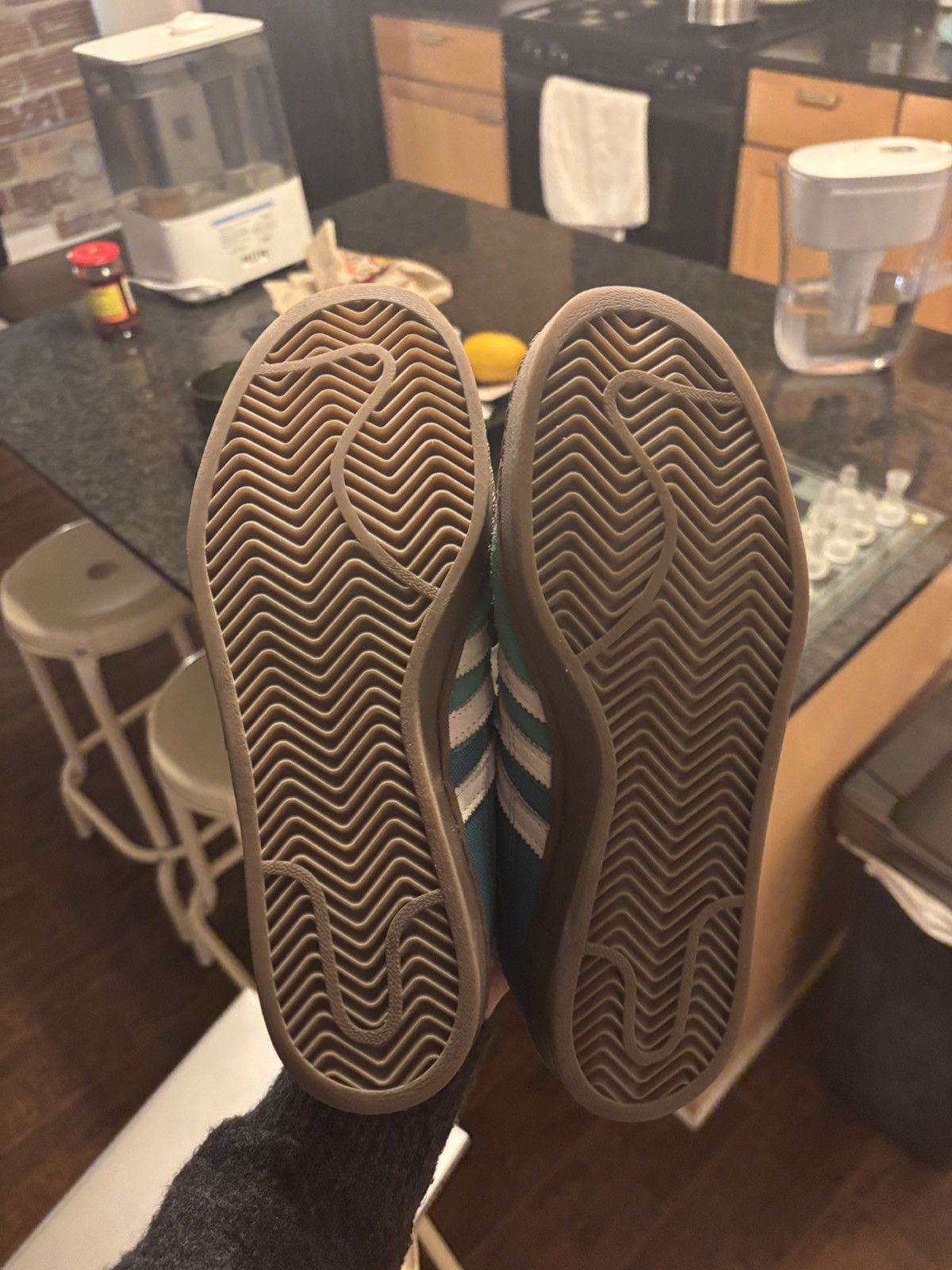Adidas Darryl Brown x adidas Campus 80 Active Green Gum Size US 7 / EU 40 - 8 Thumbnail