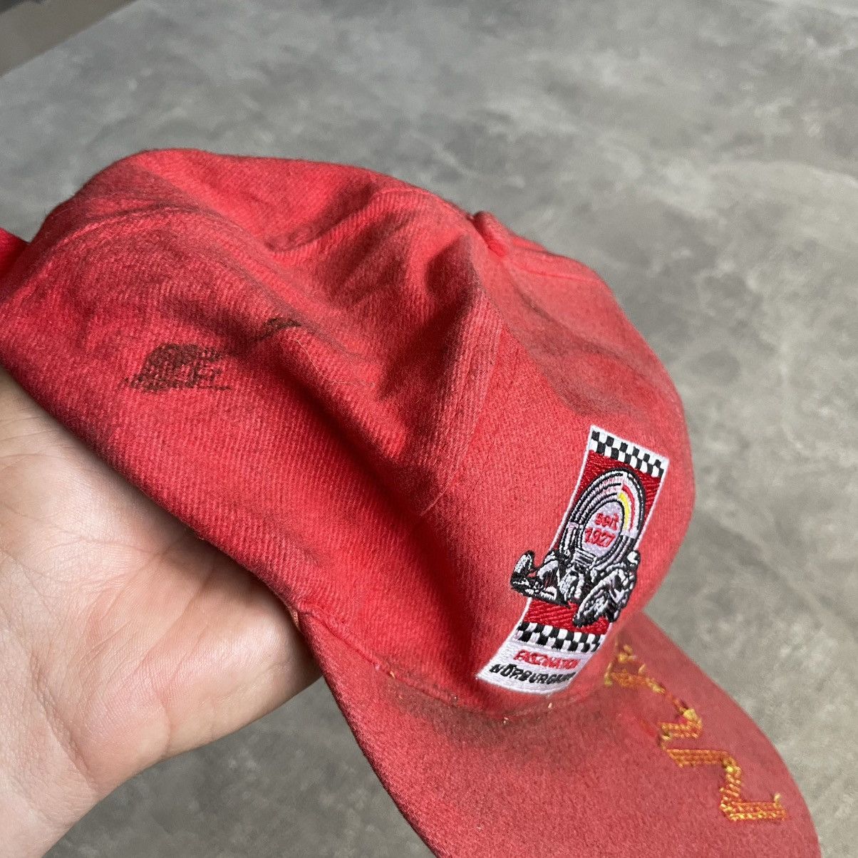 Vintage 1927 Nürburgring retro dad Cap Racing Hat moto 90s nascar Size ONE SIZE - 7 Thumbnail
