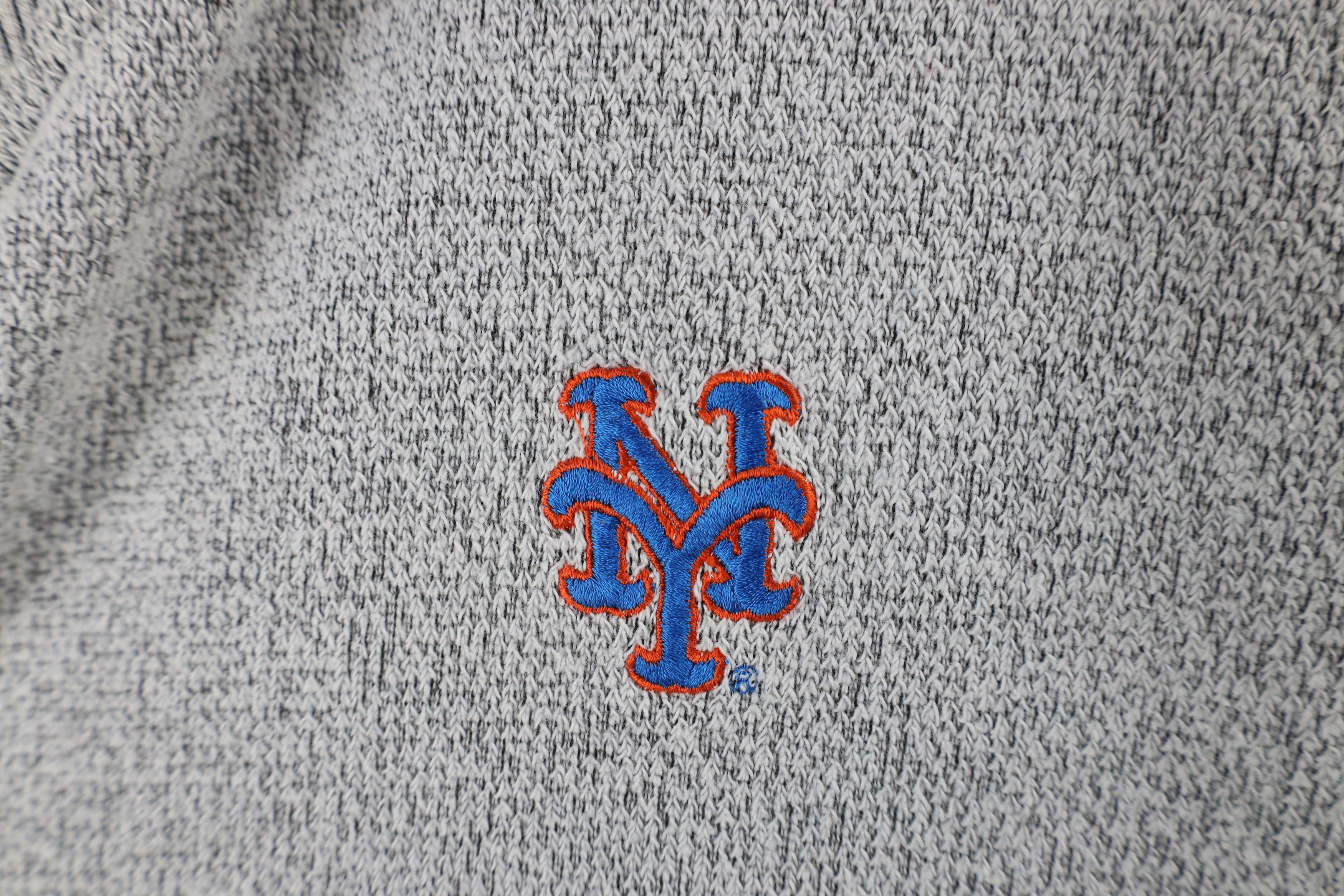 Vintage Vintage 90s Terry Cloth New York Mets Baseball Sweatshirt Size US XXL / EU 58 / 5 - 4 Thumbnail