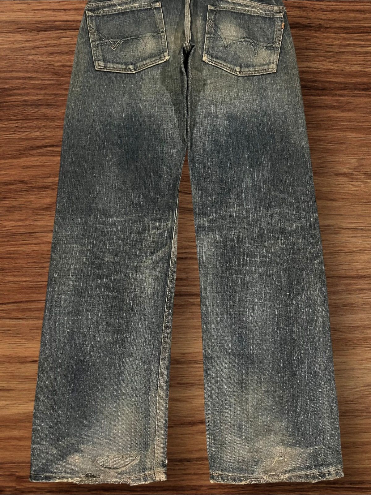 Edwin Edwin 505 “Mission” Series Wide Straight Leg Selvedge Jeans Size US 34 / EU 50 - 12 Thumbnail