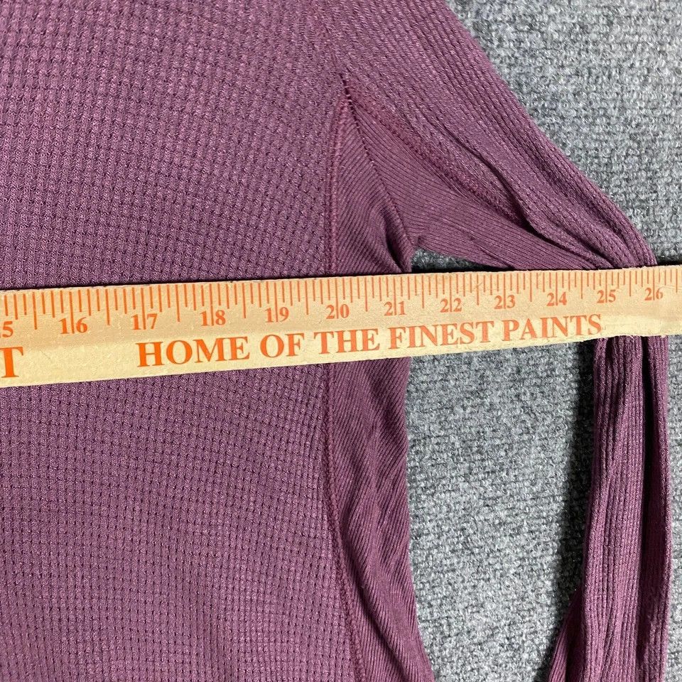 Other We The Free Blouse Women's Medium Long Sleeve Purple Rayon M Size M / US 6-8 / IT 42-44 - 4 Thumbnail
