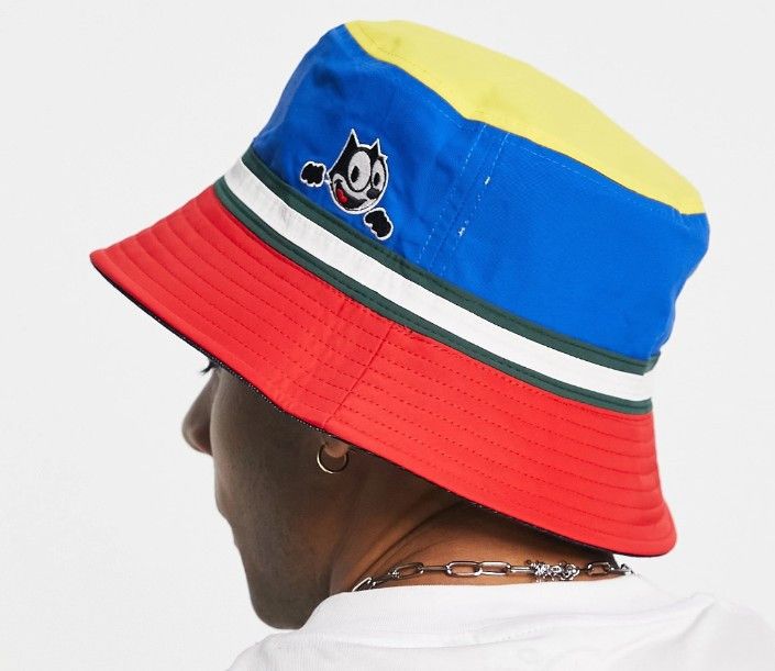Hypebeast × Levi's LEVIS X FELIX THE CAT REVERSIBLE CAMPUS BUCKET HAT Size ONE SIZE - 2 Thumbnail