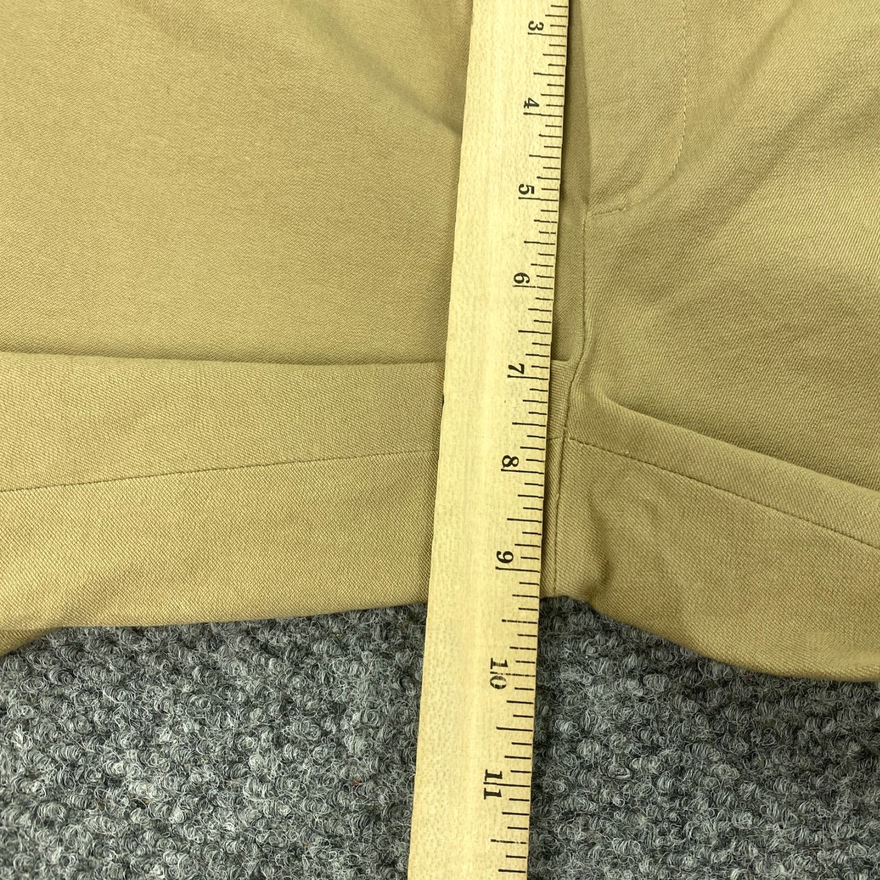 Banana Republic Banana Republic Pants Women 4 Slim Tapered Ankle Khaki Stretch Office Casual Size 27" / US 4 / IT 40 - 6 Thumbnail