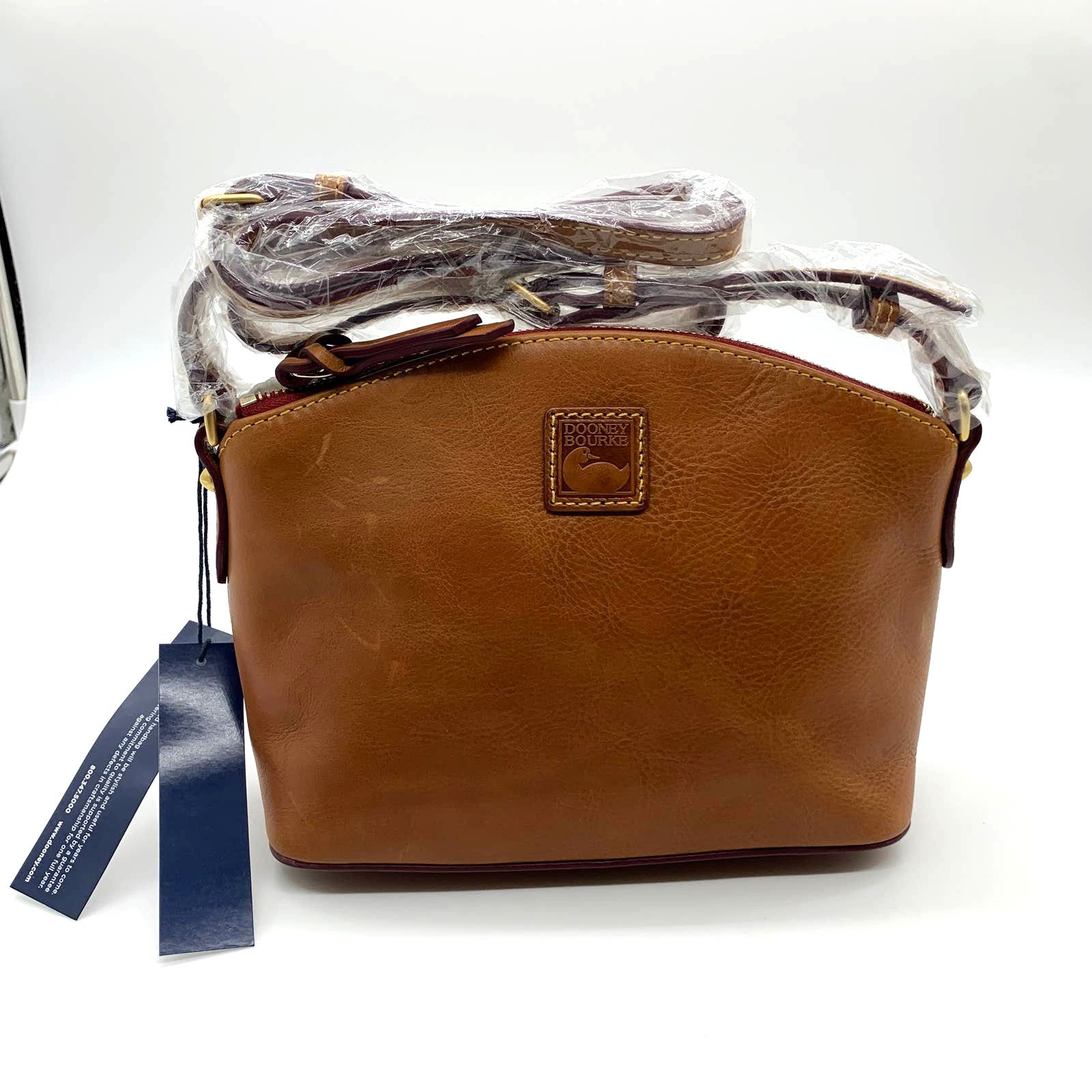 Dooney & Bourke Dooney & Bourke Suki Crossbody Bag Florentine Leather Brown Grailed