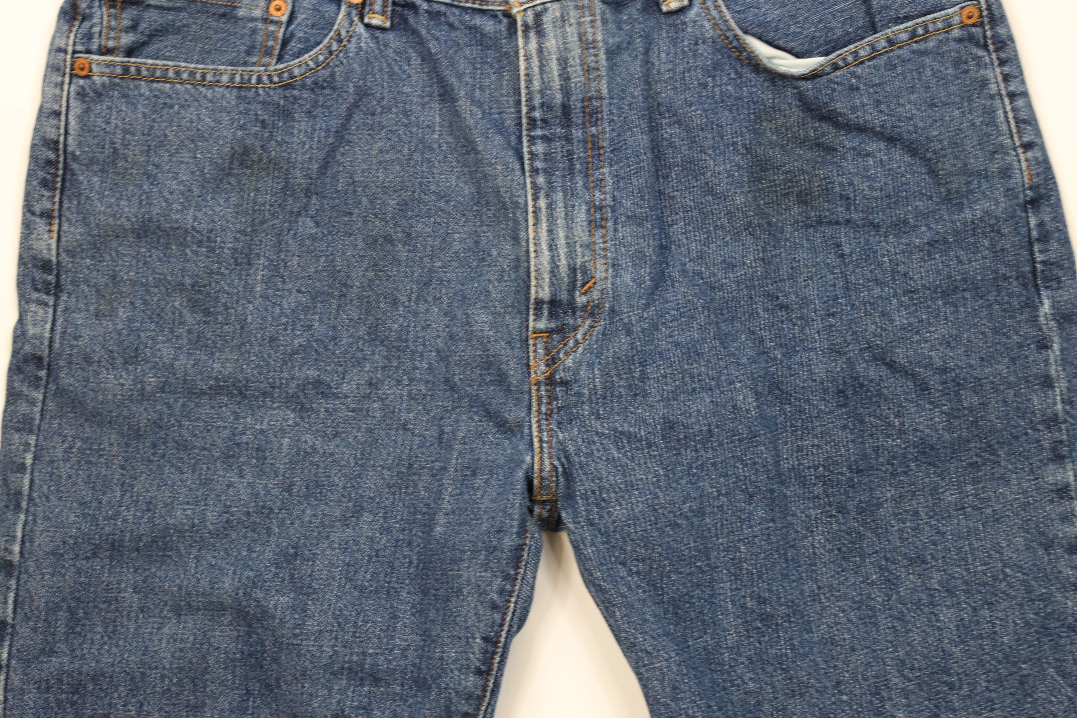 Levi's Vintage Y2K Levis 505 Regular Fit Denim Jean Shorts Jorts Size US 36 / EU 52 - 3 Thumbnail