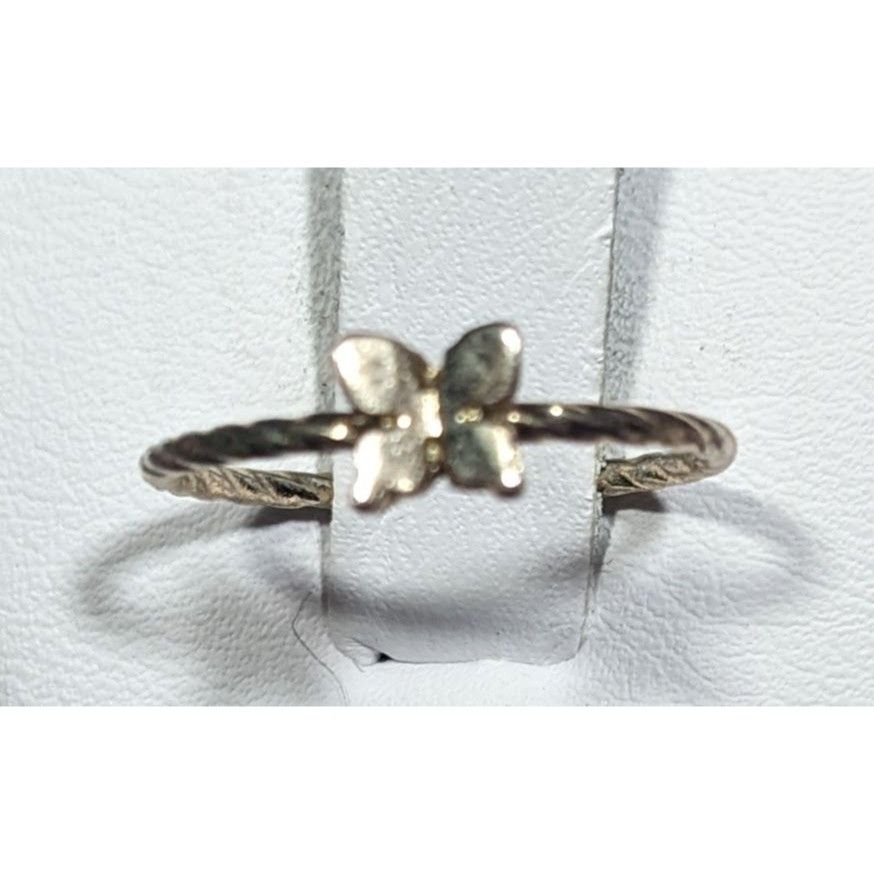 Other Minimalist Fairycore Butterfly Charm Gold Tone Ring Size 5 Size ONE SIZE - 1 Thumbnail