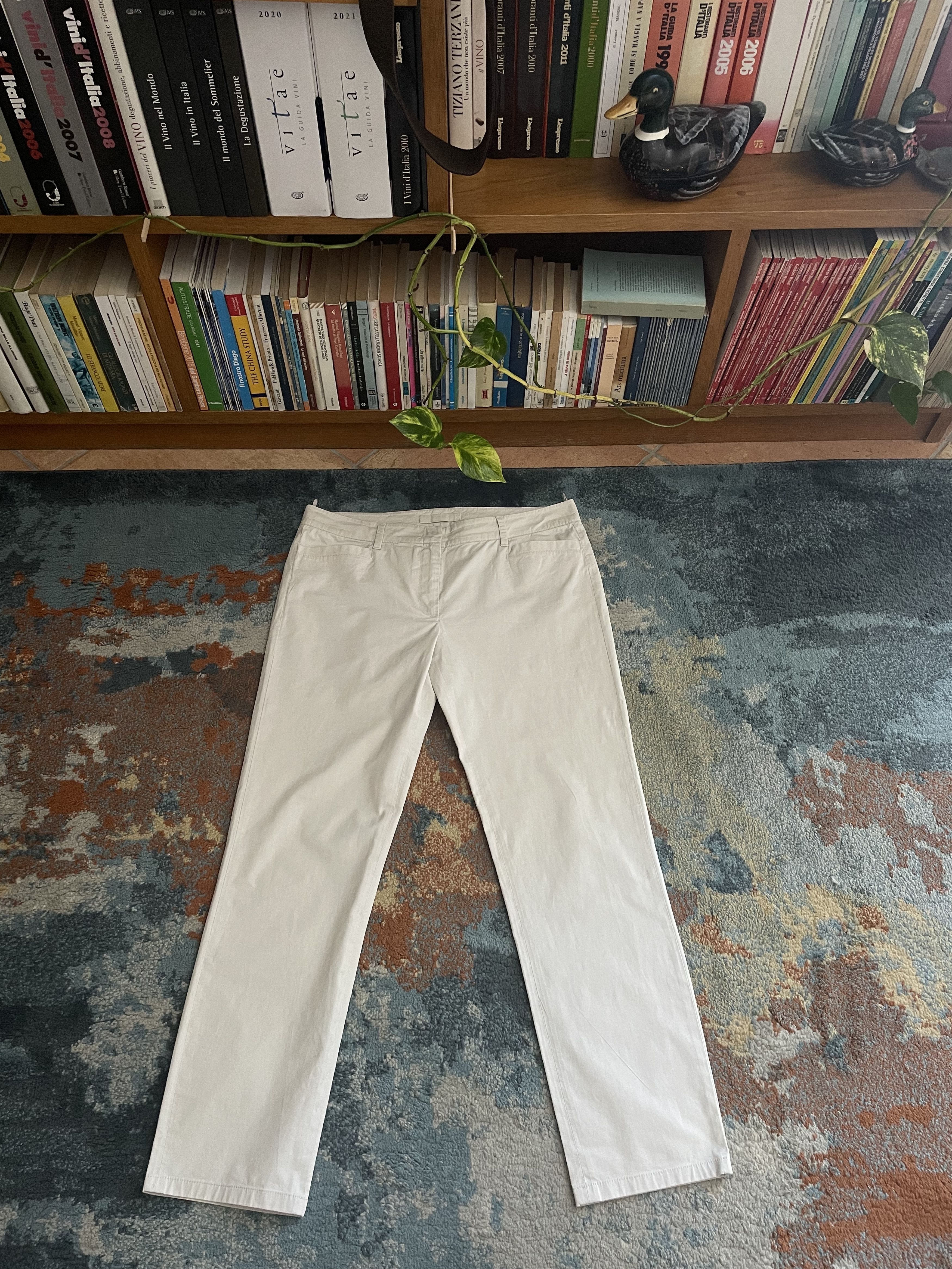 Prada Y2K Vintage Silver Tab Luna Rossa Pants