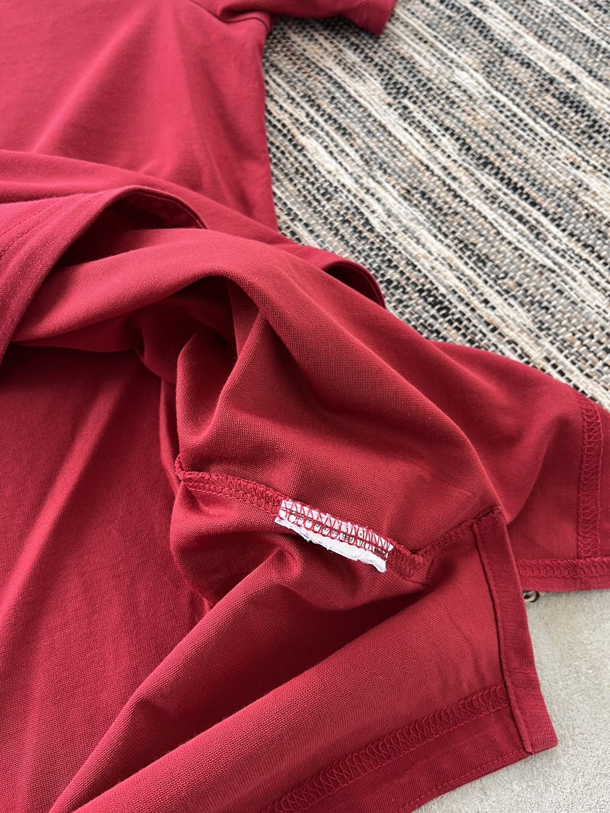 Nike Vintage Nike Tech Fleece Red TShirt Minimalistic blank tee Size US XL / EU 56 / 4 - 13 Thumbnail