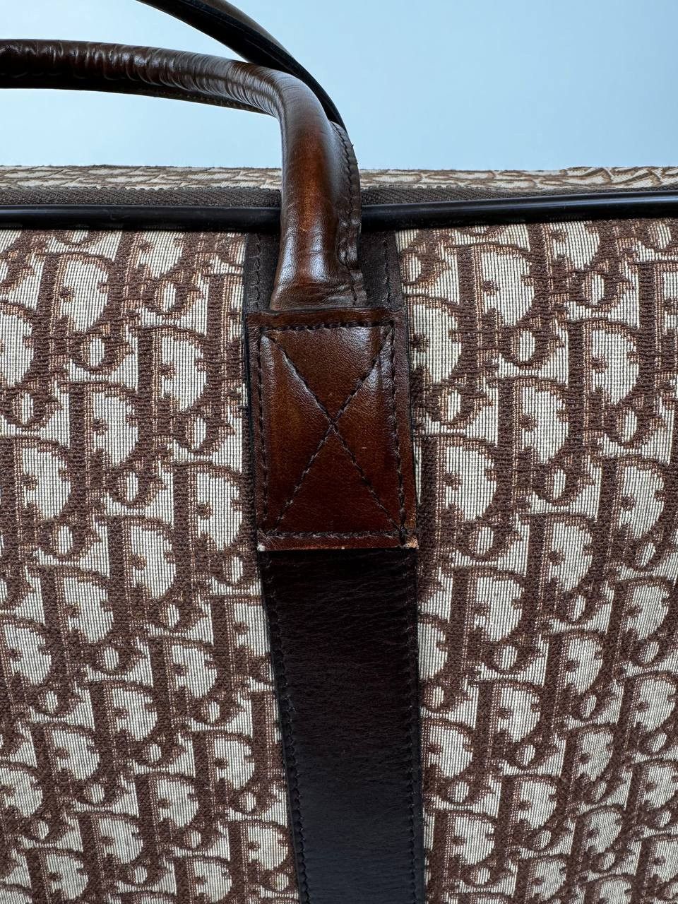 Dior × Vintage Dior Monogram Cloth Luggage Bag Size ONE SIZE - 8 Thumbnail