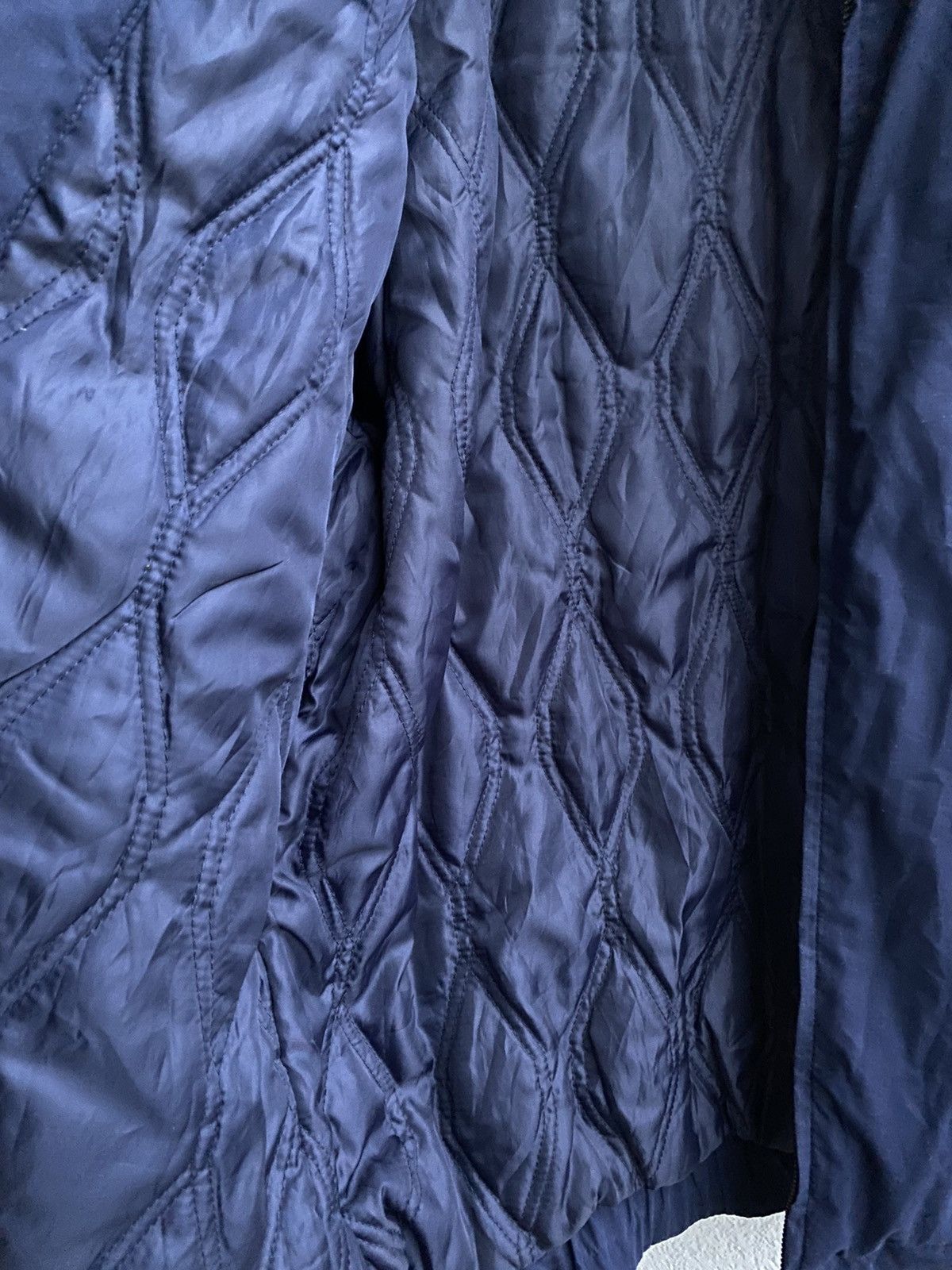 Yves Saint Laurent Warm YSL Jacket Navy Quilted Bomber Size US L / EU 52-54 / 3 - 19 Thumbnail