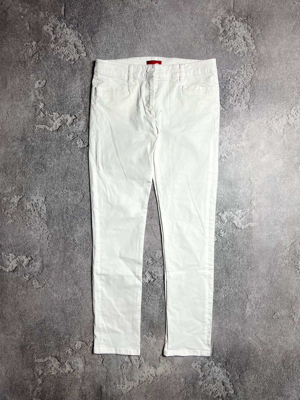 Prada Prada Red Tab Mid-Rise Skinny Leg Trouser Pants Size 42 Size 28" / US 6 / IT 42 - 1 Thumbnail