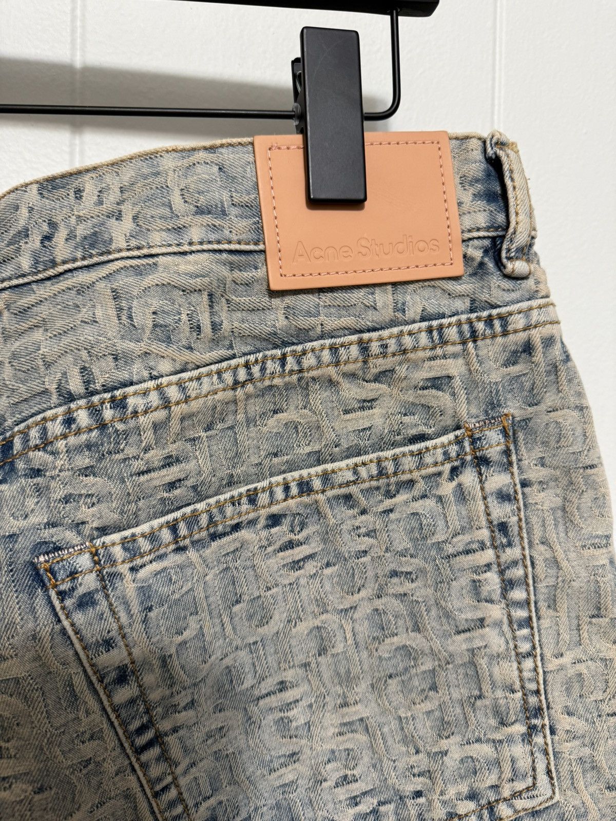 Acne Studios Acne Studios Monogram Denim Skirt Size 32" / US 10 / IT 46 - 4 Thumbnail