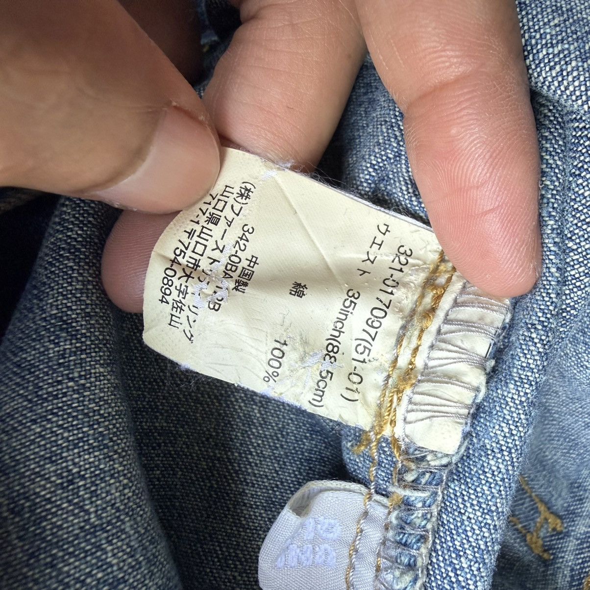 Japanese Brand Vintage Japanese Brand Bush Pants Faded Denim Jean Pants W36 Size US 36 / EU 52 - 12 Thumbnail