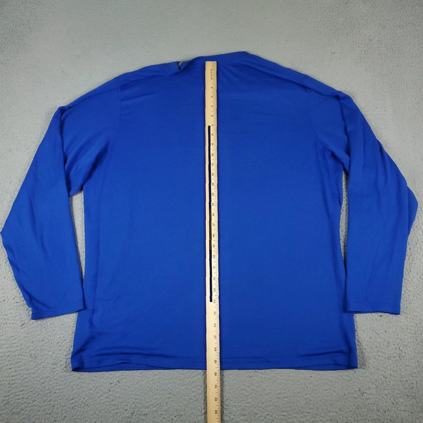 Nike Nike T Shirt Mens 2XL Blue Lions Swoosh Running Active Work Out Long Sleeve Size US XXL / EU 58 / 5 - 6 Thumbnail