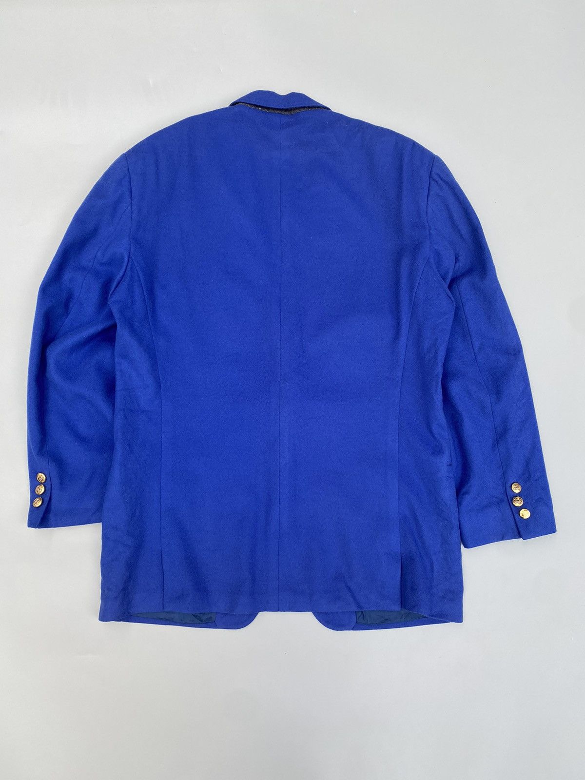 Versace × Vintage 90s Versace Istante Wool Blazer Size US L / EU 52-54 / 3 - 2 Thumbnail