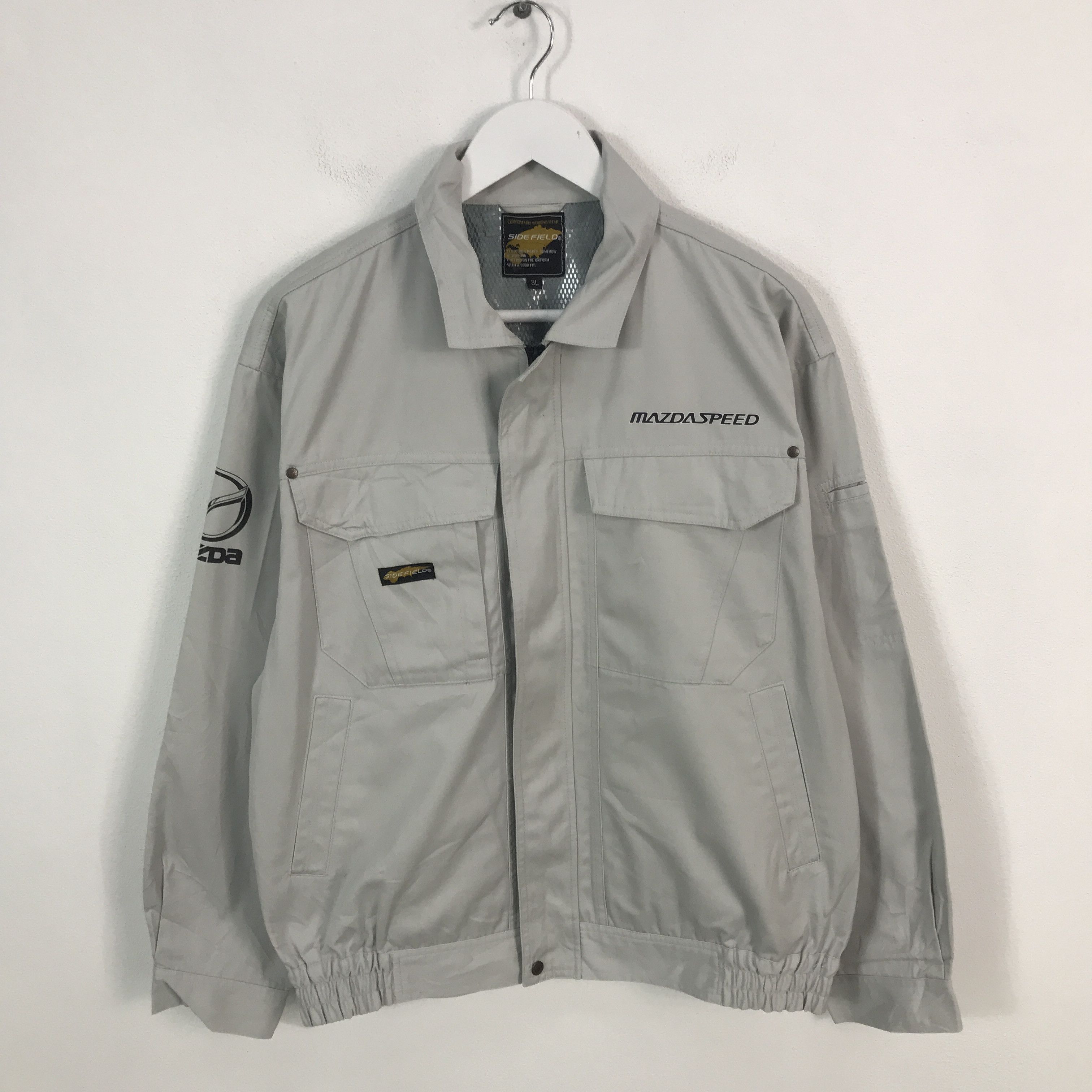 Japanese Brand Mazda Racing Worker Sport Custom Jacket Size US XL / EU 56 / 4 - 2 Thumbnail