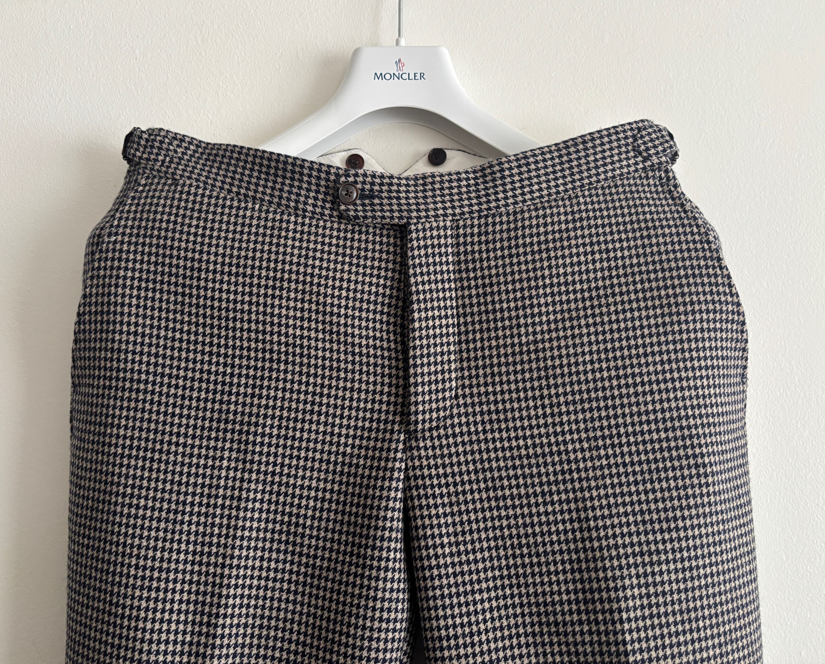 Suitsupply $295 Wool Cashmere Trousers/ Pants- Beige/Navy - 30 Size US 30 / EU 46 - 2 Thumbnail