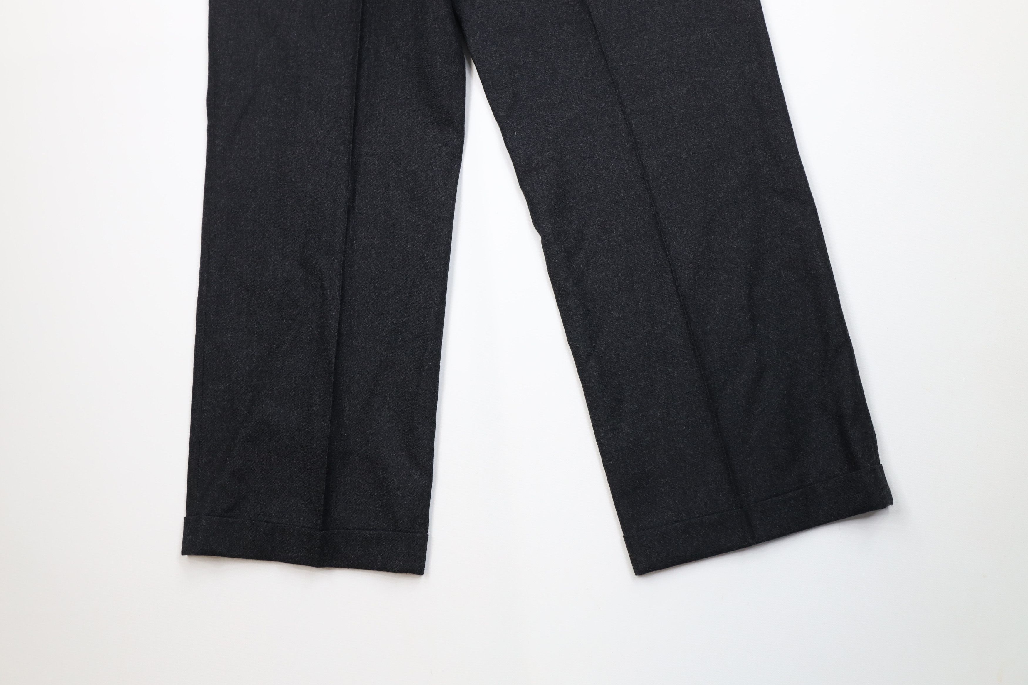 Vintage Vintage 90s Streetwear Wide Leg Chino Pants Charcoal Gray Size US 36 / EU 52 - 9 Thumbnail