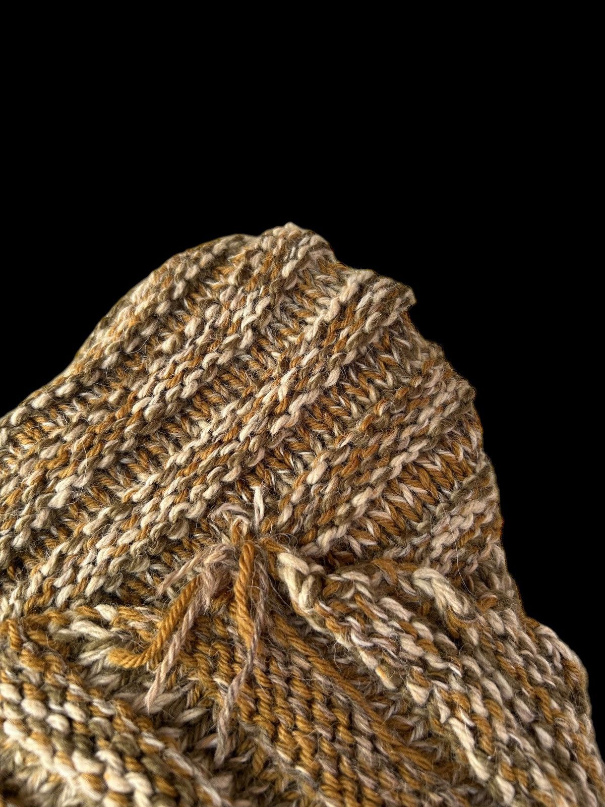Japanese Brand × Kapital × Vintage Crochet Knitted handmade Beanie Hats Rare ☠️☠️ Size ONE SIZE - 5 Thumbnail
