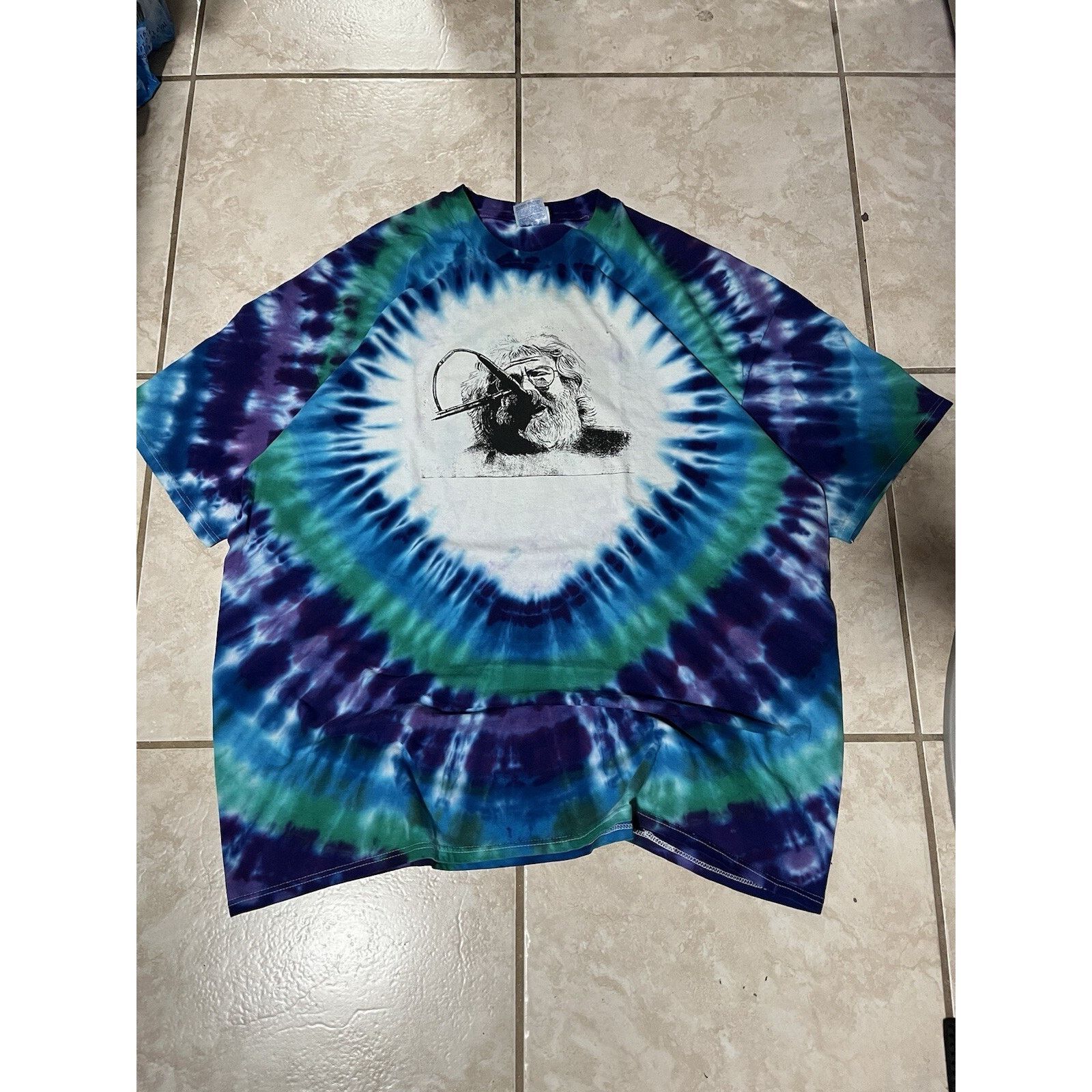 Hanes Vintage 90s Jerry Garcia Tribute Shrt XXL Rare Grateful Dead Size US XXL / EU 58 / 5 - 1 Thumbnail
