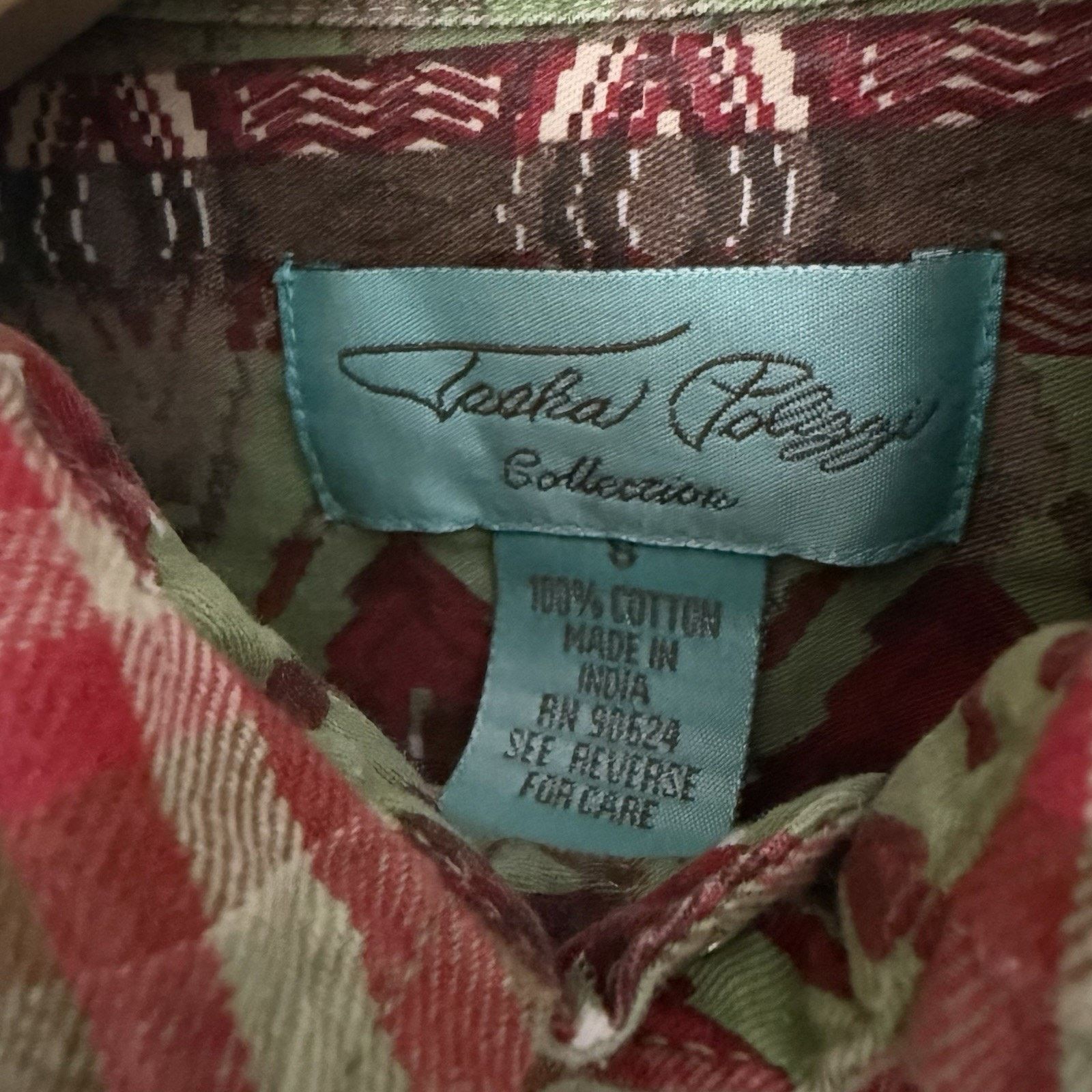 Other Vintage Tasha Polizzi Western Snap Shirt Southwest Cowboy Size S / US 4 / IT 40 - 3 Thumbnail