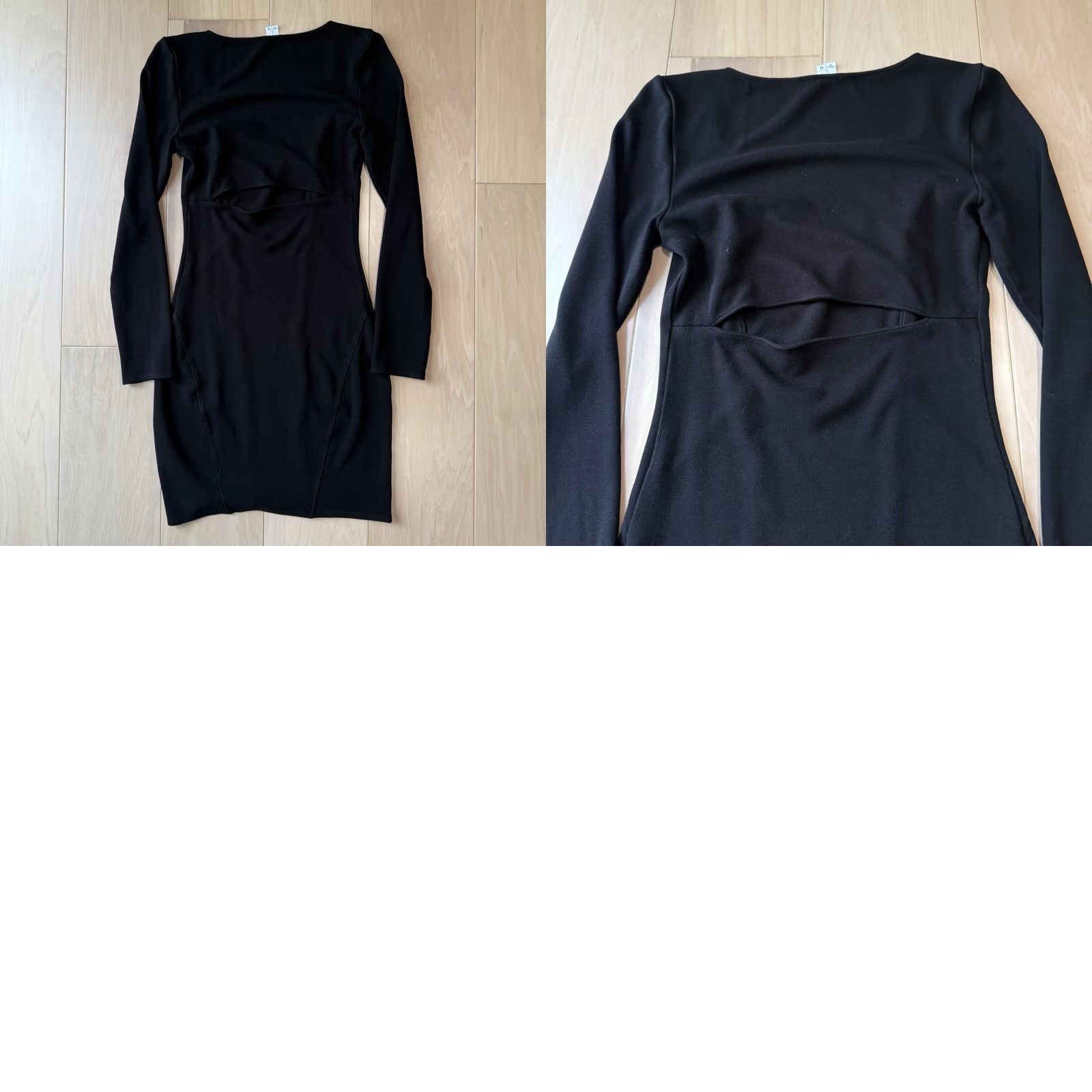 Helmut Lang VINTAGE Helmut Lang Gala Piped Cutout Knit Dress Women M Black Glam Boho New York Men's Womens None Size M / US 6-8 / IT 42-44 - 8 Thumbnail
