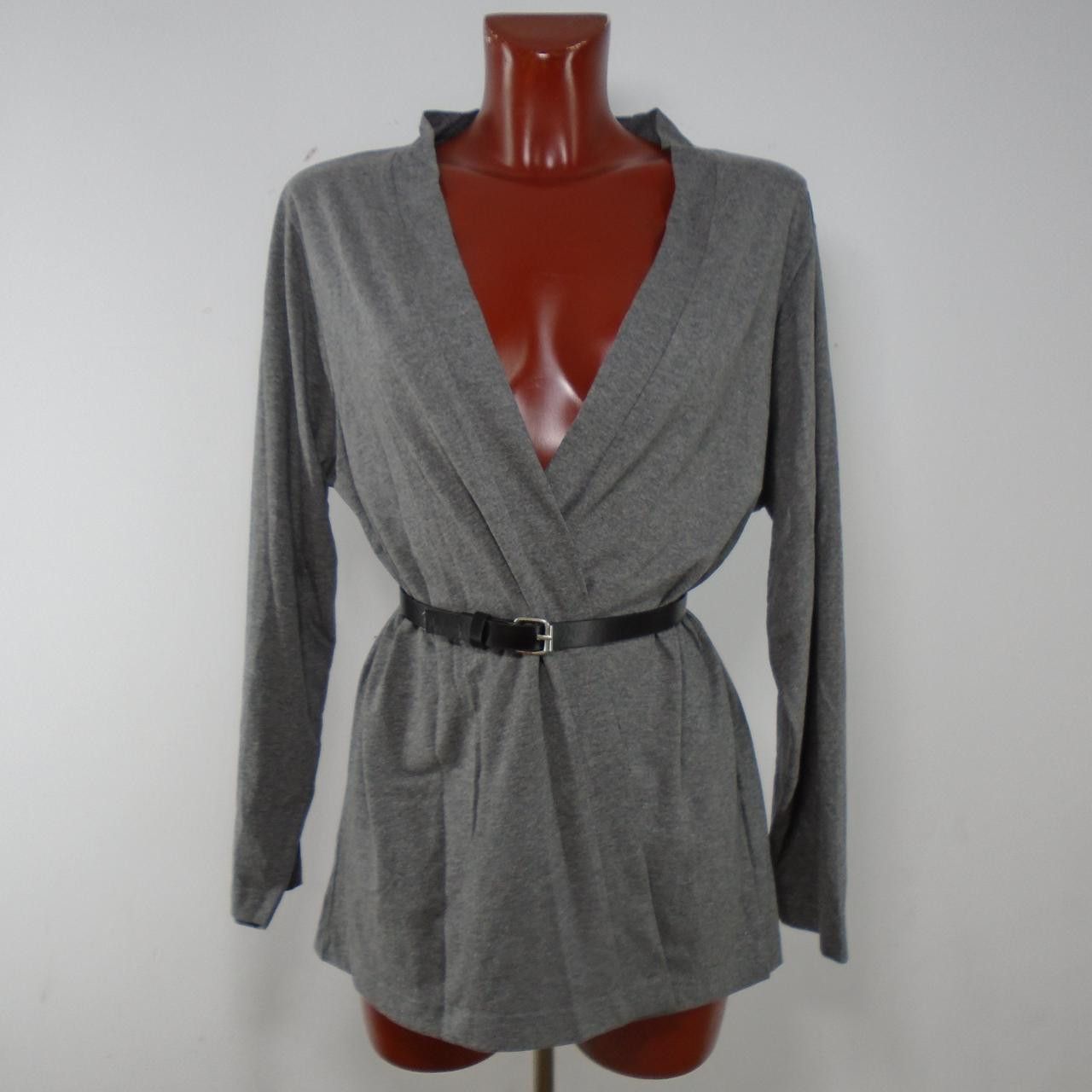 Vintage Women's Cardigan Italy Moda. Grey. L. New without tags Size L / US 10 / IT 46 - 2 Thumbnail
