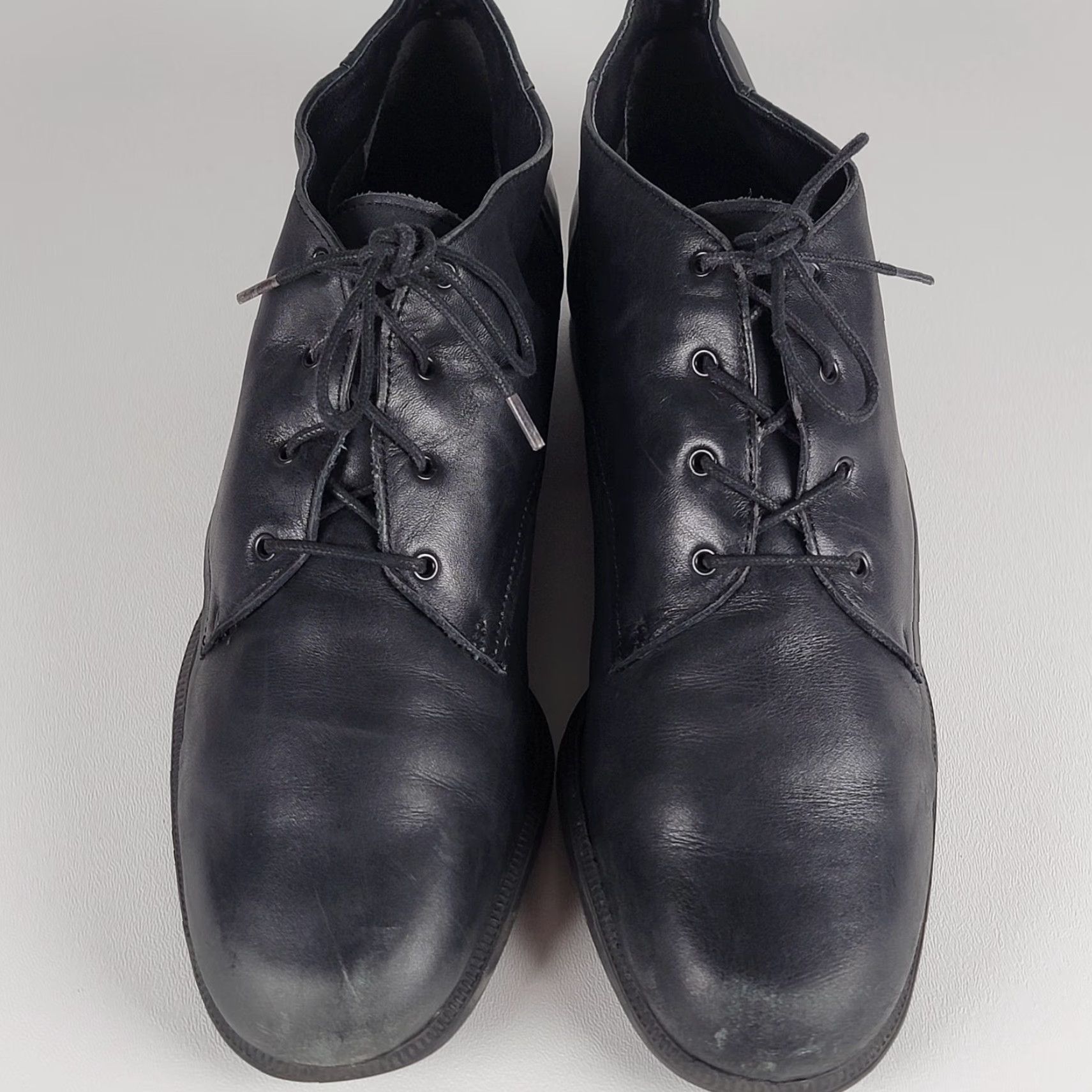 Vintage Easy Spirit Lidia Chukka Boots Women's 8.5 M Black Leather Lace Up Oxford Boots Size US 9 / IT 39 - 2 Thumbnail