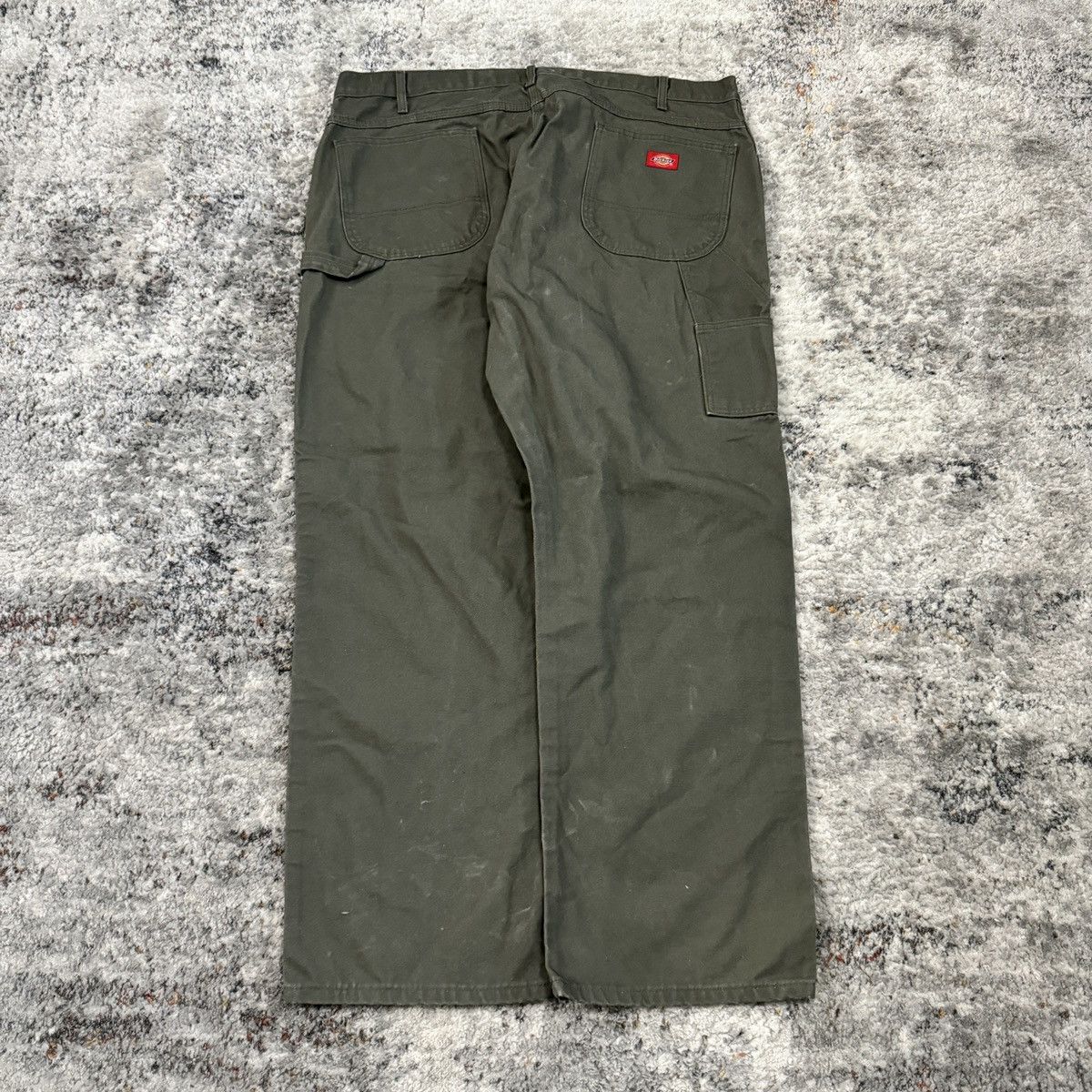 Dickies × Vintage Vintage y2k Essential dickies wide leg carpenter olive green Size US 40 / EU 56 - 1 Thumbnail