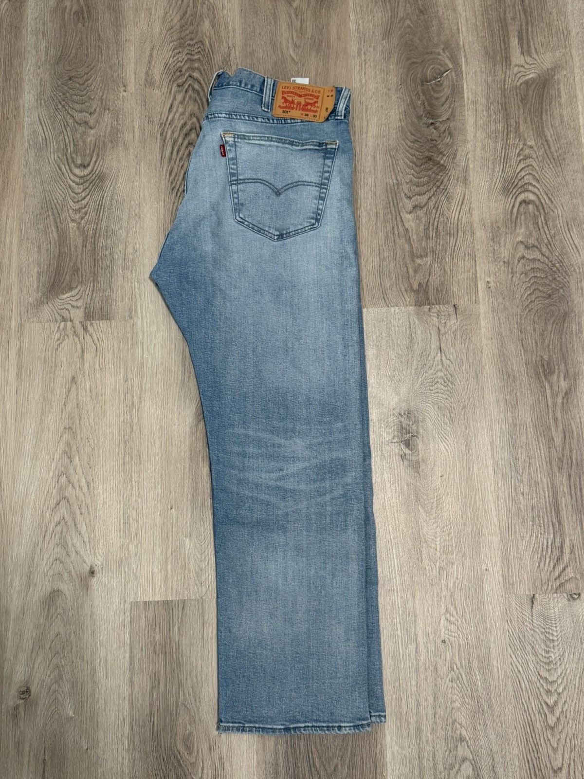 Levi's 501s Light washed Jeans Size US 38 / EU 54 - 2 Thumbnail