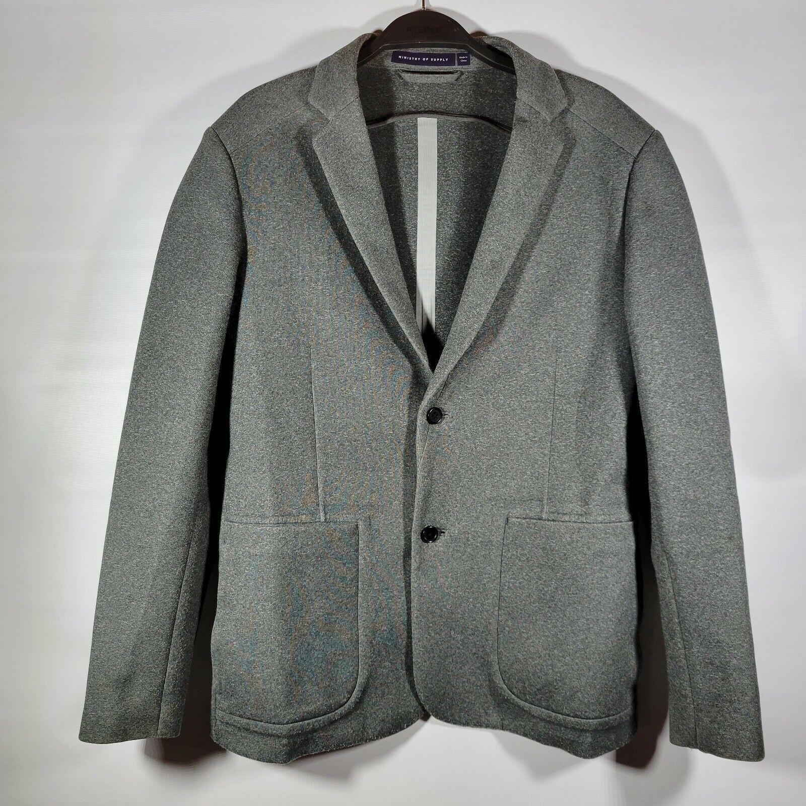 MINISTRY OF SUPPLY LABS 3D JACKET GREY BLAZER SPORTS COAT S