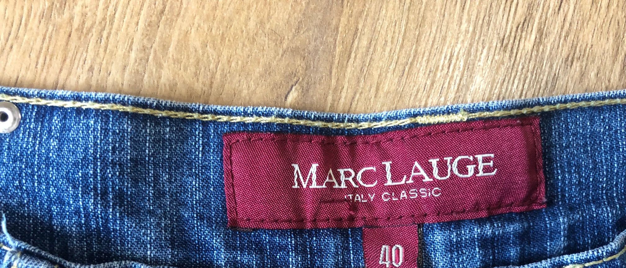 Other Women's denim shorts blue elastic size L/40 Marc Lauge Size 28" / US 6 / IT 42 - 2 Thumbnail