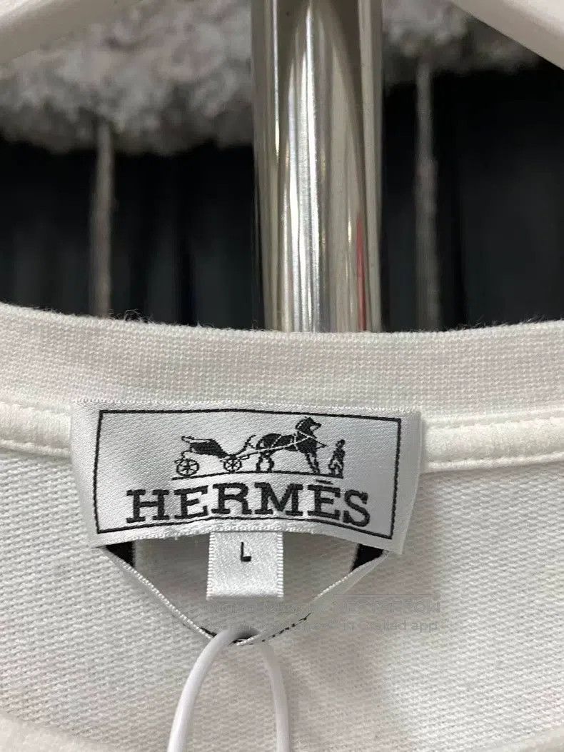 Hermes Hermes Embroidered Robot Short Sleeve Size L / US 10 / IT 46 - 6 Thumbnail