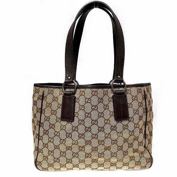 Gucci Gucci Gucci GG Canvas Tote Bag 113019 Canvas Tote Bag 113019 in Good Condition Size ONE SIZE - 1 Thumbnail
