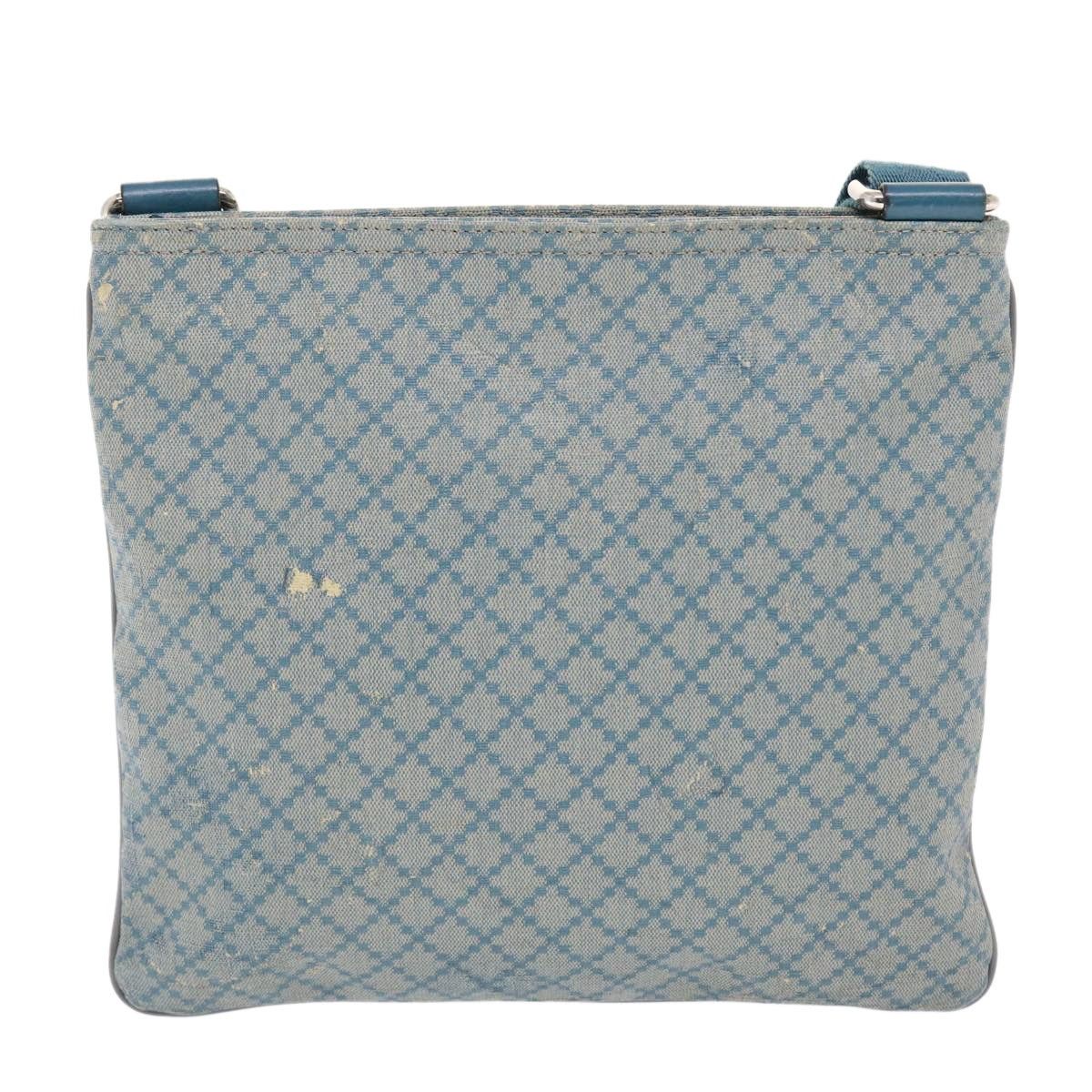 Gucci GUCCI Diamante Shoulder Bag Pvc Leather Light Blue Size ONE SIZE - 3 Thumbnail