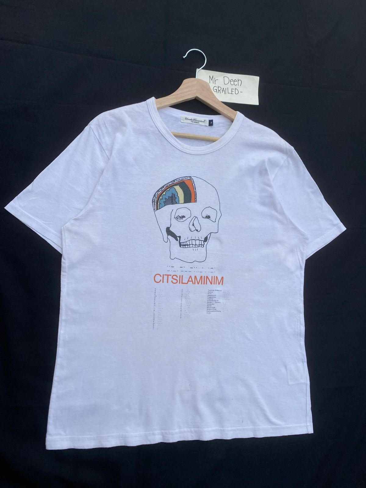 Undercover Rare Undercover Jun Takahashi Printed Skull Citsilaminim tee Size US M / EU 48-50 / 2 - 3 Thumbnail