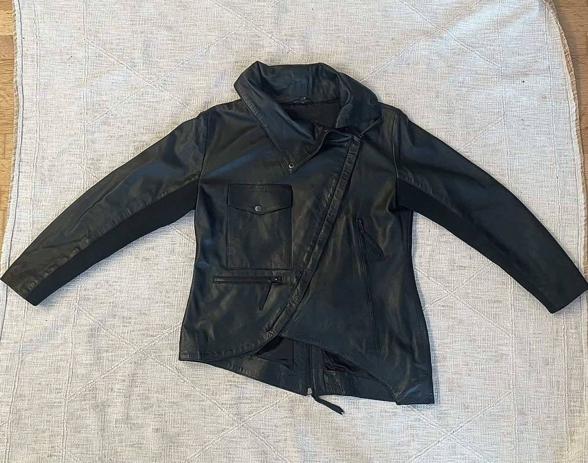 Vintage Avantgarde/Rick Owens Inspired asymmetrical Leatherjacket Size US M / EU 48-50 / 2 - 6 Thumbnail
