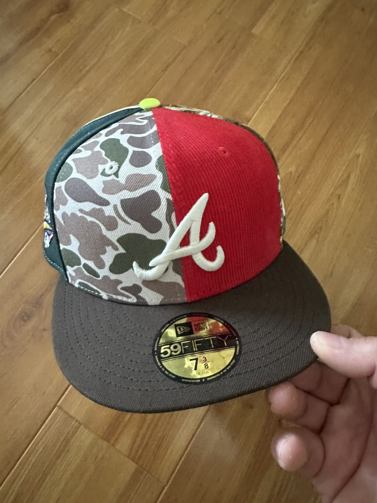 New Era Atlanta Braves CHASE B X MLB "MAXIMAL" 59FIFTY SIZE 7 3/8 Size ONE SIZE - 3 Thumbnail