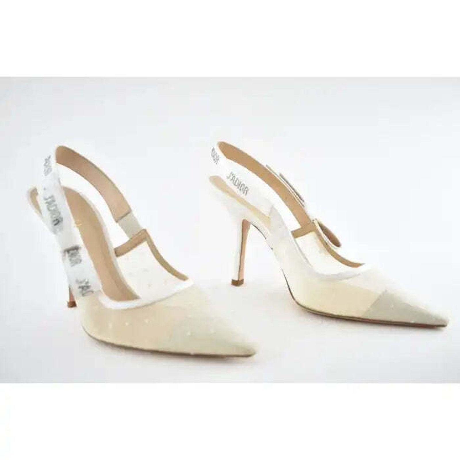 Dior Dior Jadior Crystal Ribbon Slingback Sandal Heel Pump 42 Size US 12 / IT 42 - 4 Thumbnail
