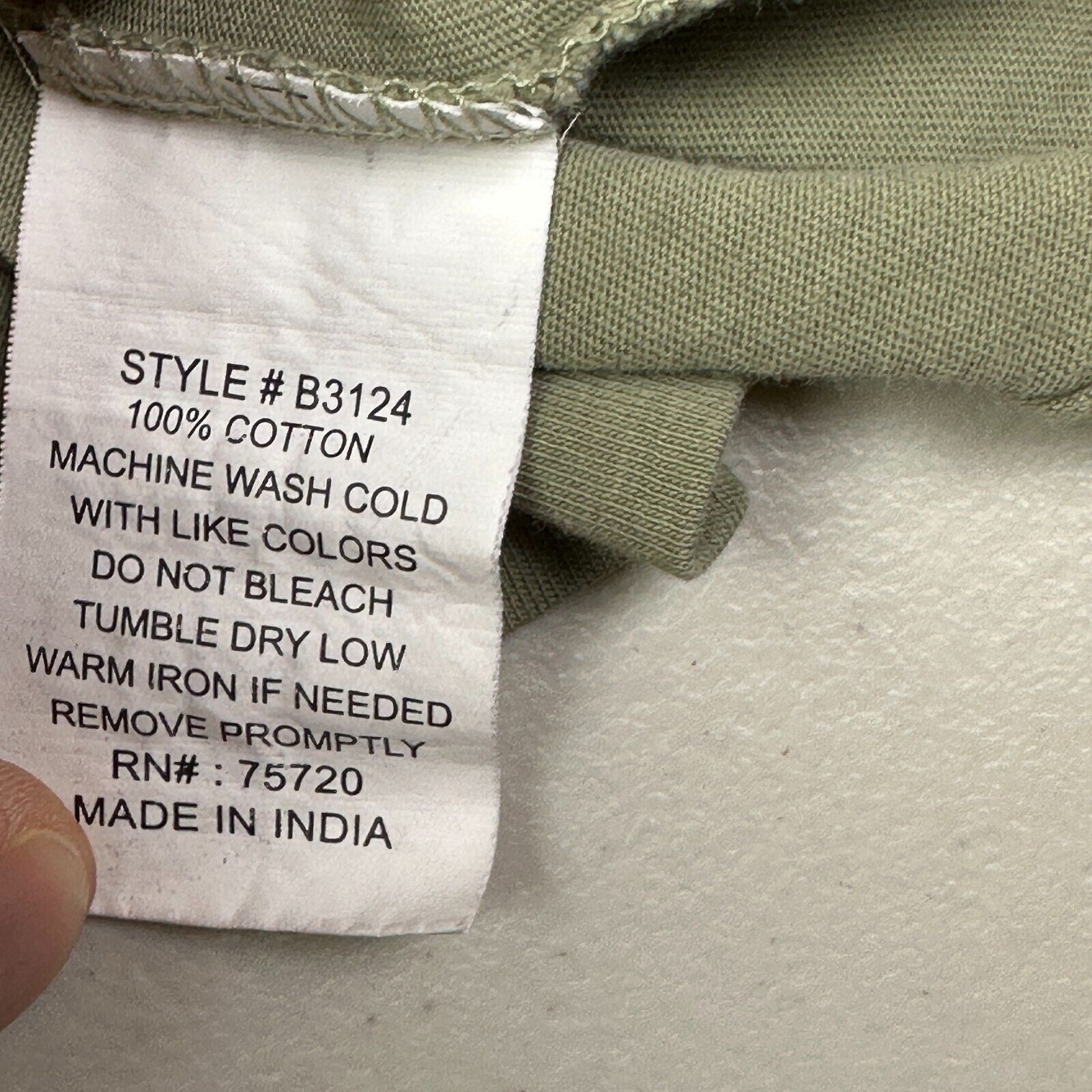 BKE BKE T-Shirt Short Sleeve Basic Fit Solid Casual Cotton Men Size US XXL / EU 58 / 5 - 3 Thumbnail