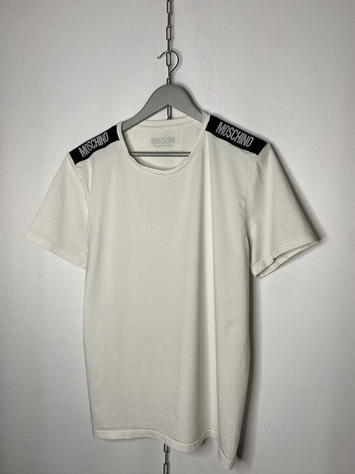 Moschino × Vintage ✅Moschino Luxury T-Shirt Short Sleeve Hype Rare✅ Size US L / EU 52-54 / 3 - 2 Thumbnail