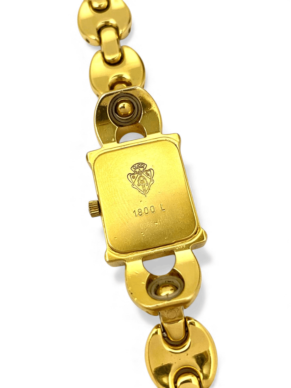 Gucci Gucci GG Horsebit Chain Gold Plated Tank Watch Vintage Size ONE SIZE - 12 Thumbnail