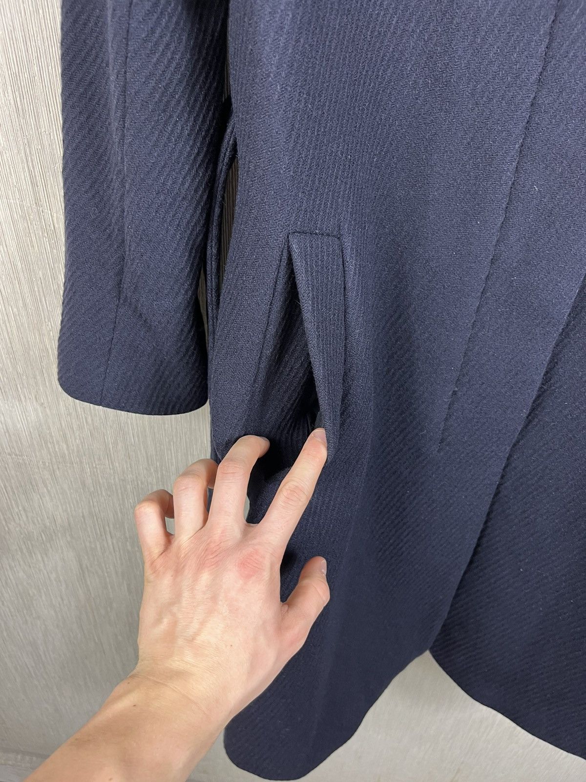 Designer × Filippa K Filippa K AW16 Iza wool belt coat navy designer Size M / US 6-8 / IT 42-44 - 15 Thumbnail