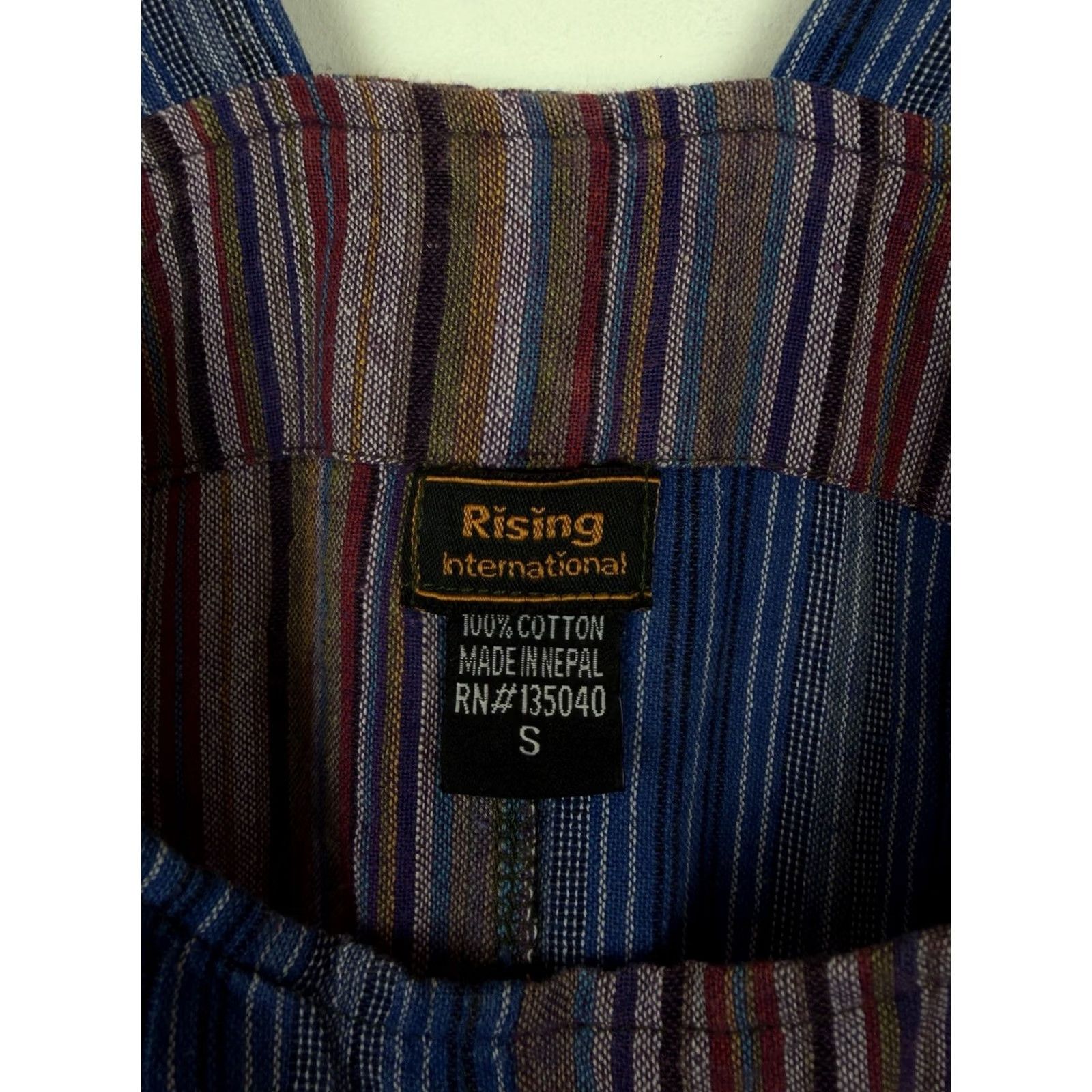 Vintage Rising International Dress S Midi Multi Bohemian Stars Patchwork Hippie Embroidered A-Line Women Regular Spring Summer Fall Knights? Size S / US 4 / IT 40 - 3 Thumbnail