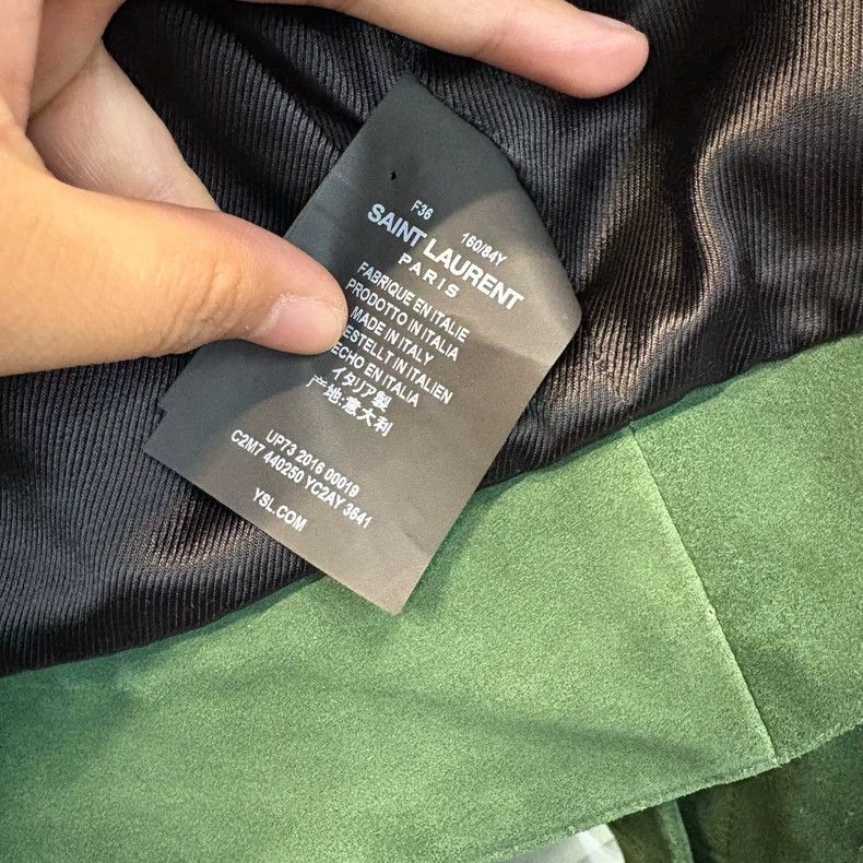 Yves Saint Laurent saint Laurent Green jacket 2501-Nextarrow Size XS / US 0-2 / IT 36-38 - 4 Thumbnail