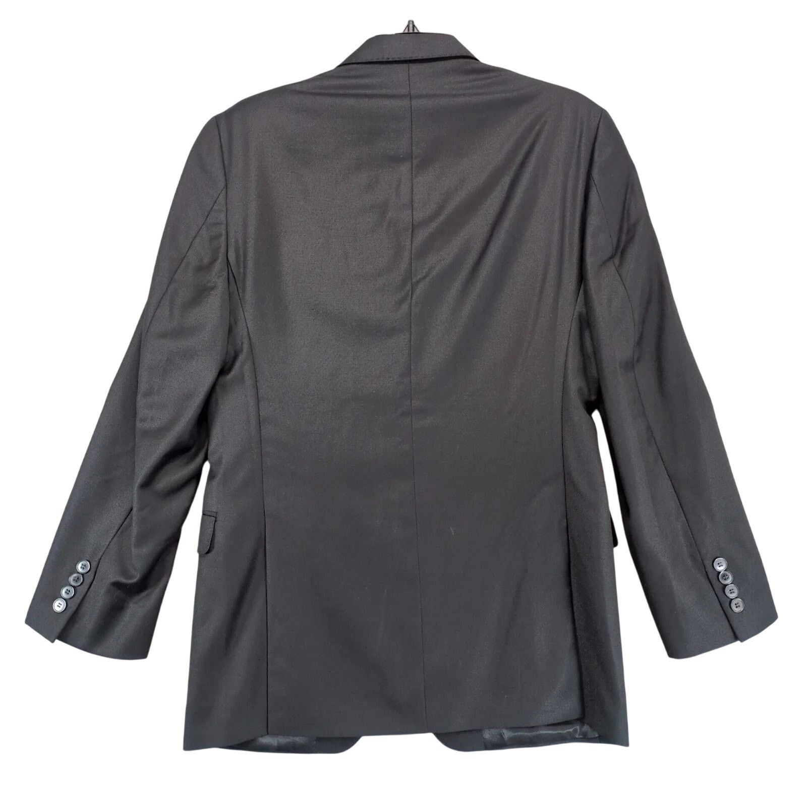 Calvin Klein Calvin Klein Black Wool Cashmere Blazer Men's 38R Jacket Size 38R - 2 Thumbnail