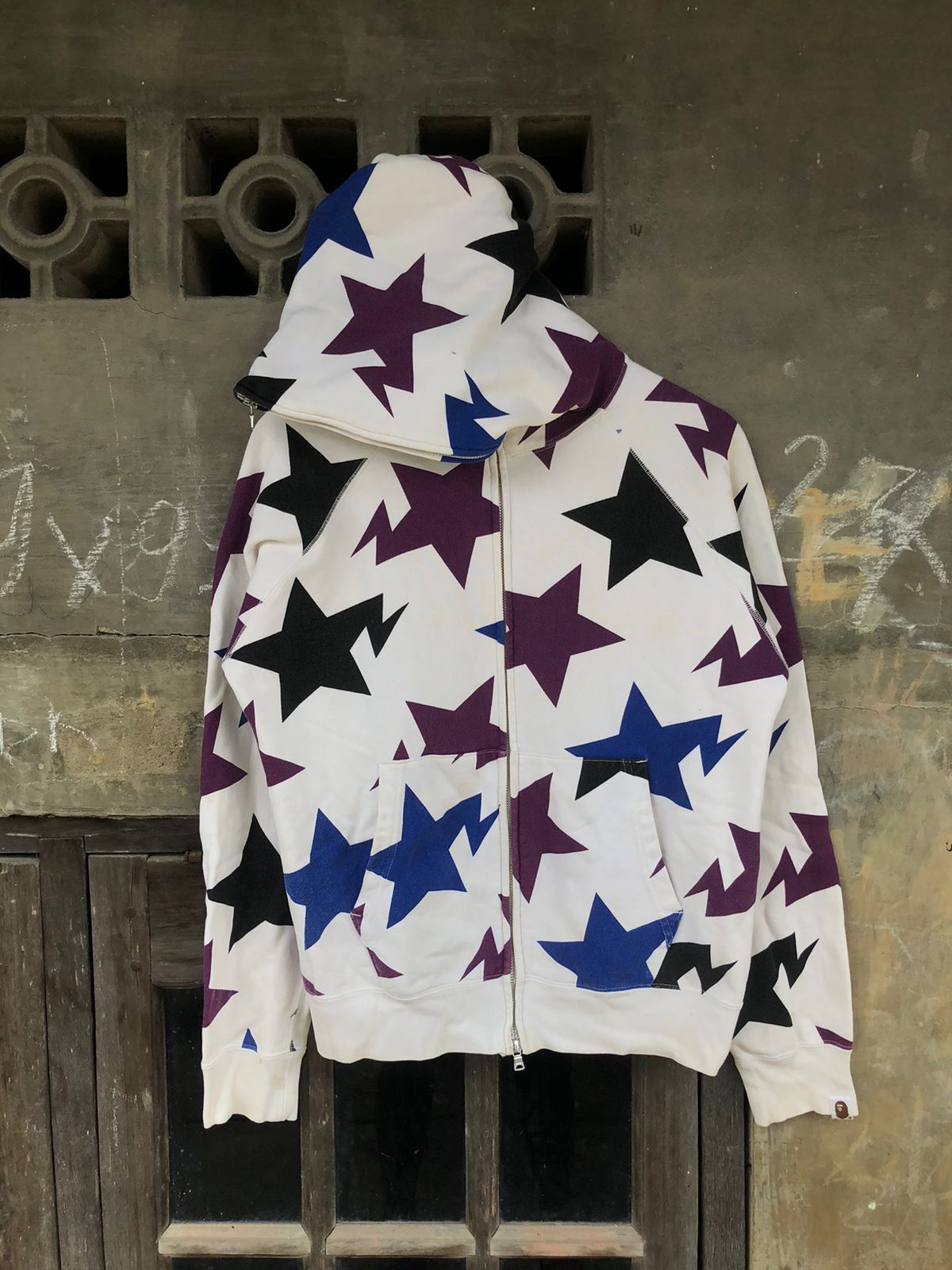 Bape Bape Hong Kong Sta Pattern Full Zip Hoodie Size US M / EU 48-50 / 2 - 1 Thumbnail
